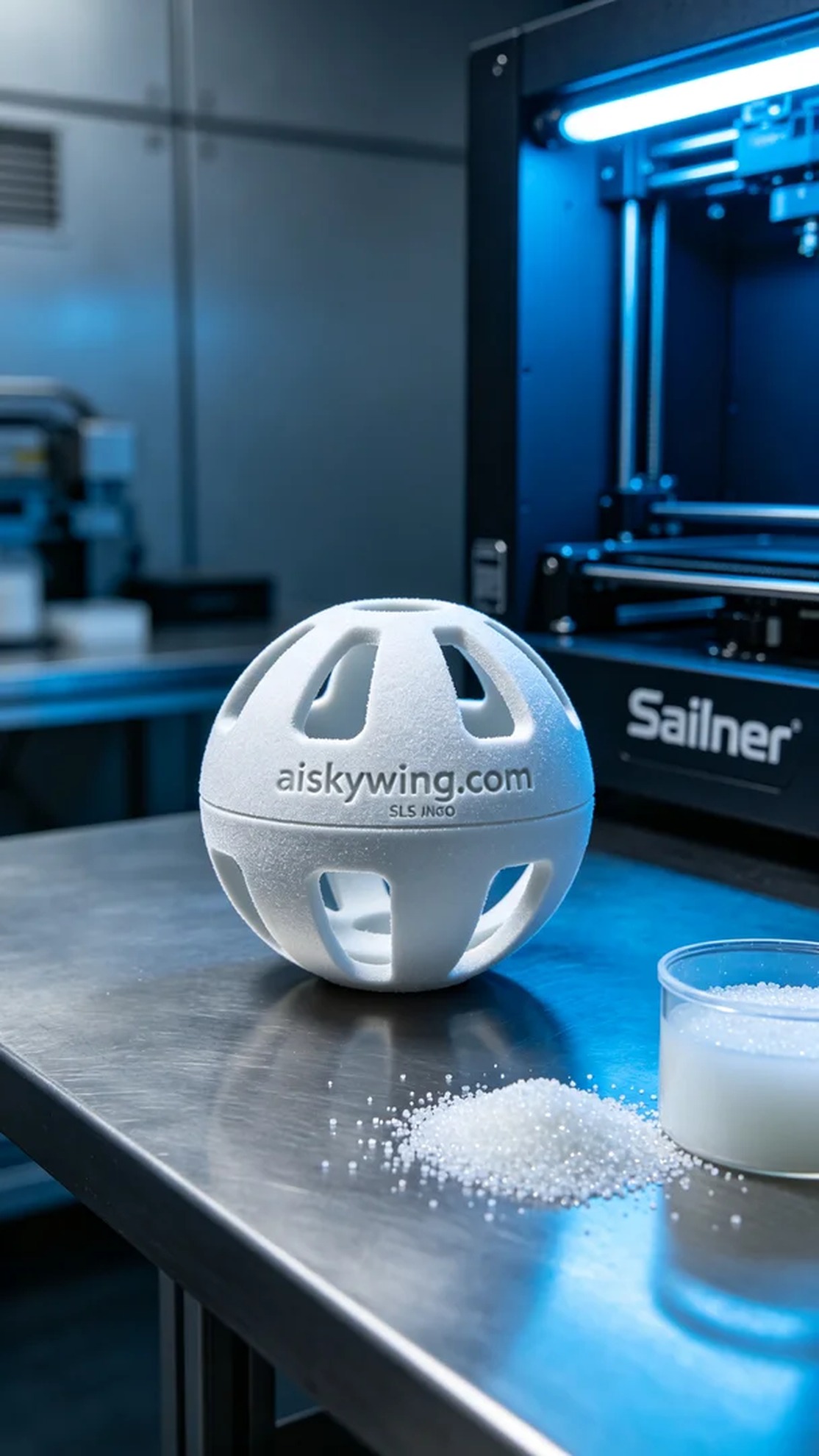 0945-Pet food dispensing ball shell - Aiskywing Industrial 3D Printing Showcase 内容图4 Zhongshan Skywing 3D Technology Co.,LTD | 中山市天翼三维科技有限公司 0945-Pet food dispensing ball shell - Aiskywing Industrial 3D Printing Showcase SLS-工业户外 (SLS-IO) 图4张