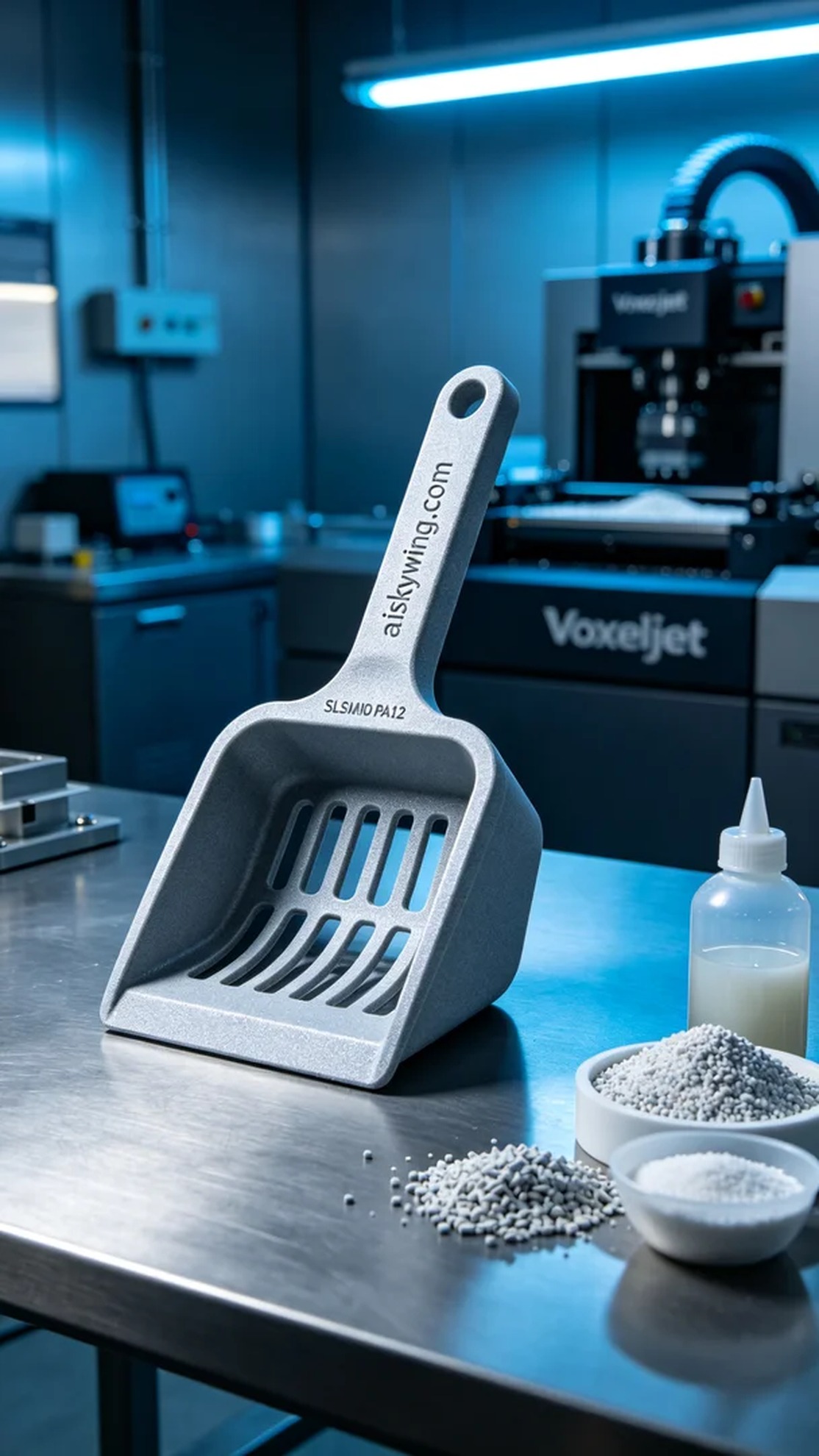 0953-Pet cat litter scoop - Aiskywing Industrial 3D Printing Showcase 内容图3 Zhongshan Skywing 3D Technology Co.,LTD | 中山市天翼三维科技有限公司 0953-Pet cat litter scoop - Aiskywing Industrial 3D Printing Showcase SLS-工业户外 (SLS-IO) 图3张