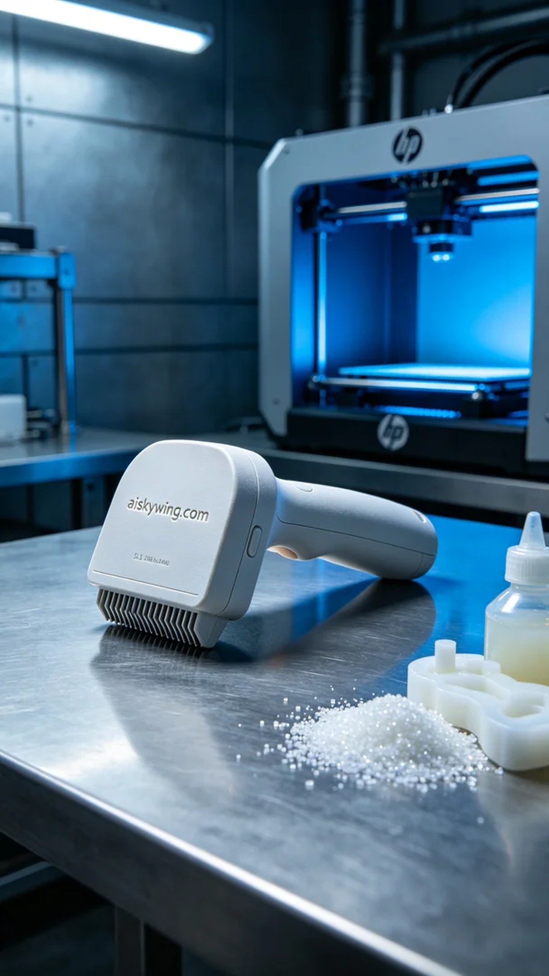 0600-Pet hair removal brush handle - Aiskywing Industrial 3D Printing Showcase