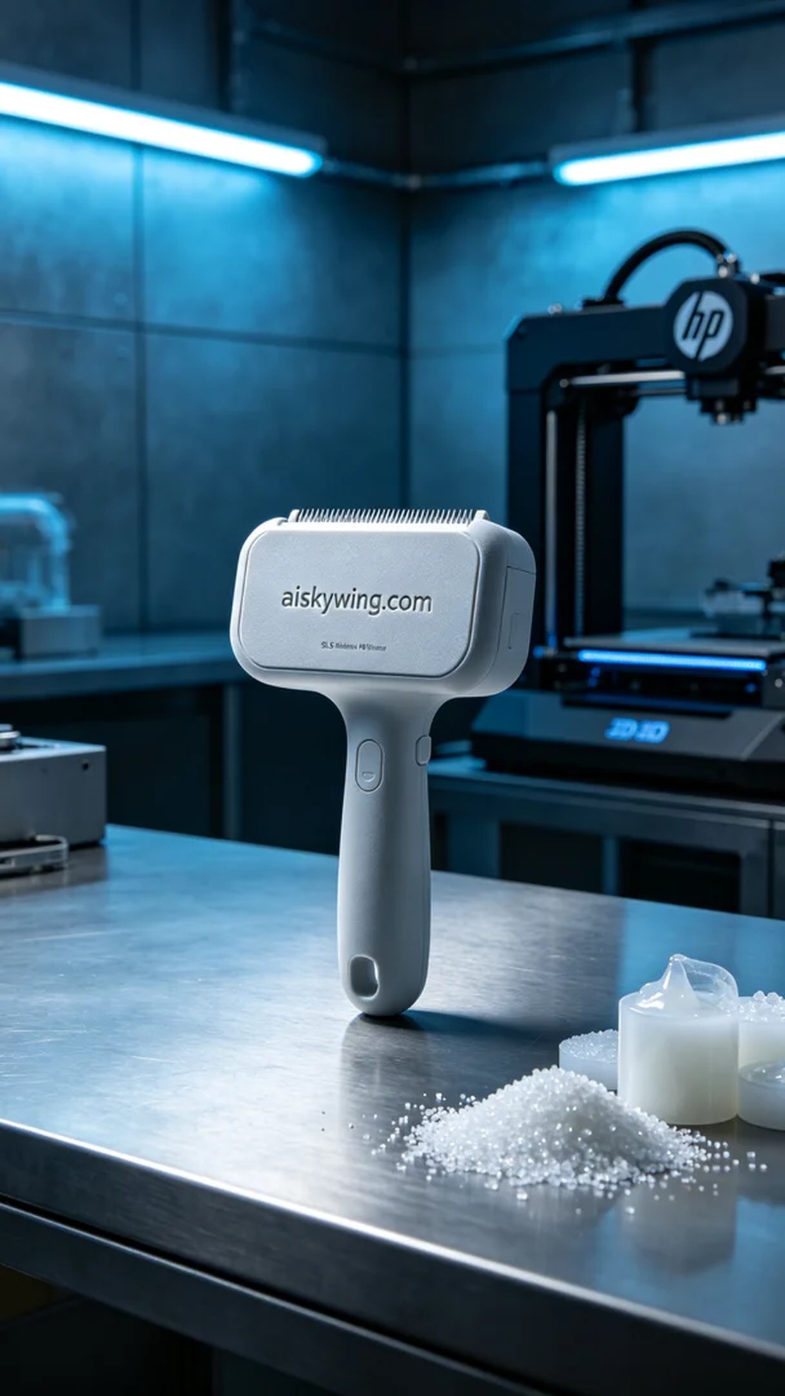 0600-Pet hair removal brush handle - Aiskywing Industrial 3D Printing Showcase 内容图3 Zhongshan Skywing 3D Technology Co.,LTD | 中山市天翼三维科技有限公司 0600-Pet hair removal brush handle - Aiskywing Industrial 3D Printing Showcase SLS-工业户外 (SLS-IO) 图3张