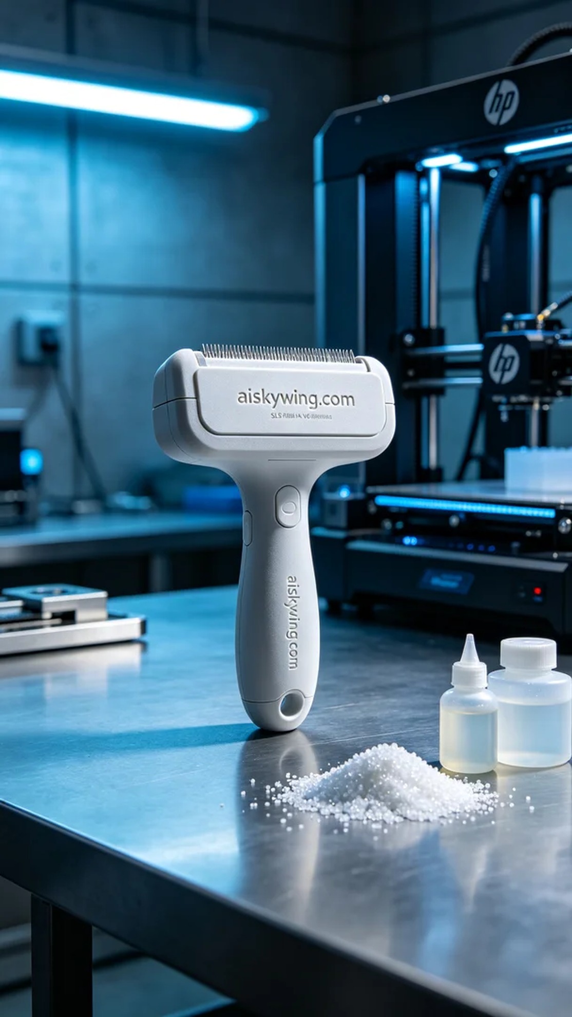0600-Pet hair removal brush handle - Aiskywing Industrial 3D Printing Showcase 内容图4 Zhongshan Skywing 3D Technology Co.,LTD | 中山市天翼三维科技有限公司 0600-Pet hair removal brush handle - Aiskywing Industrial 3D Printing Showcase SLS-工业户外 (SLS-IO) 图4张