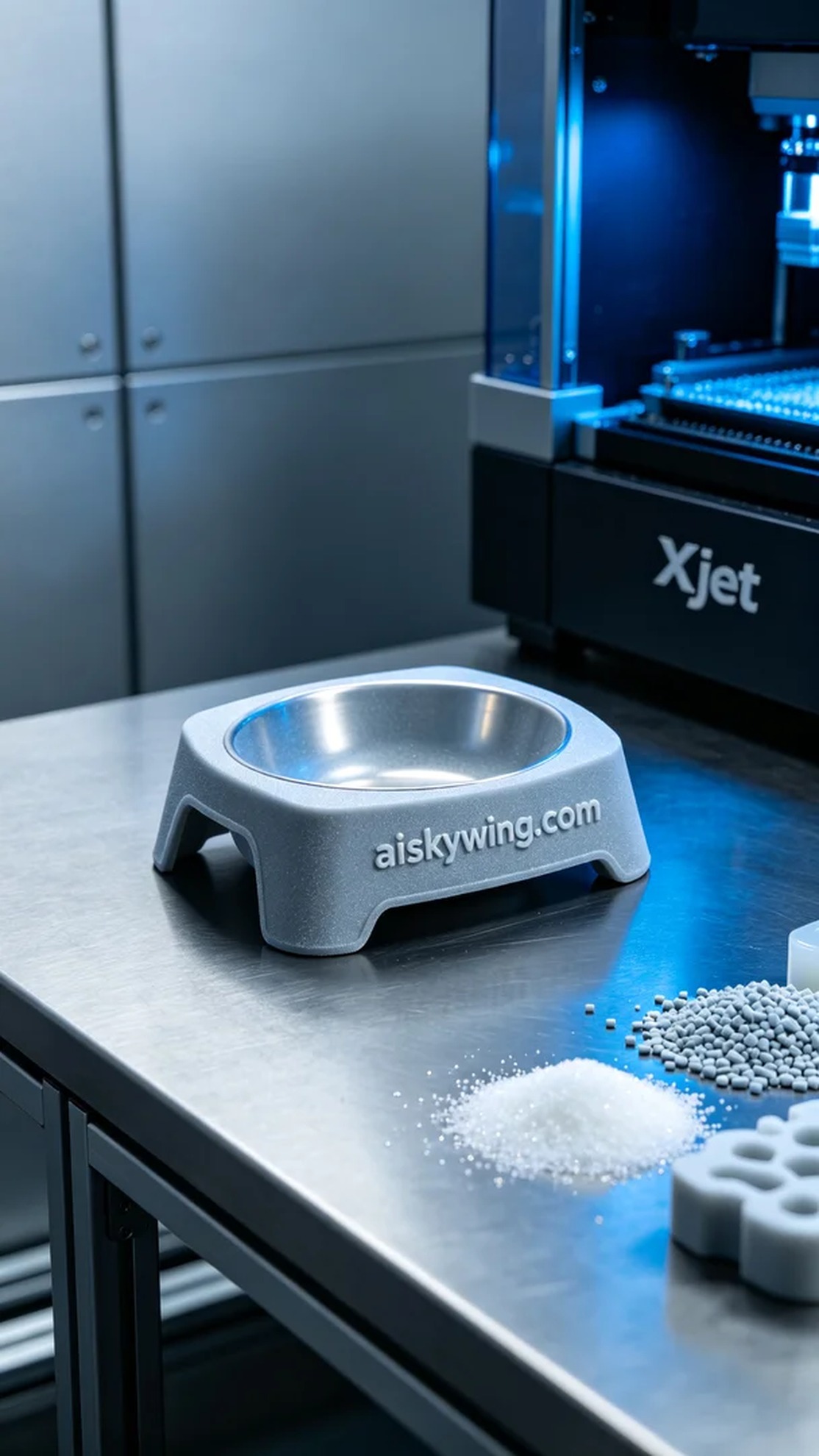 0978-Pet Food Bowl Stand - Aiskywing Industrial 3D Printing Showcase