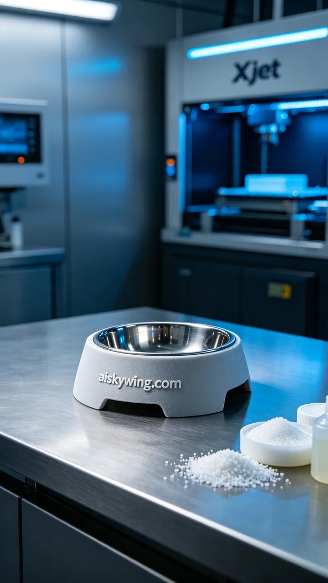 0978-Pet Food Bowl Stand - Aiskywing Industrial 3D Printing Showcase 内容图4 Zhongshan Skywing 3D Technology Co.,LTD | 中山市天翼三维科技有限公司 0978-Pet Food Bowl Stand - Aiskywing Industrial 3D Printing Showcase SLS-工业户外 (SLS-IO) 图4张