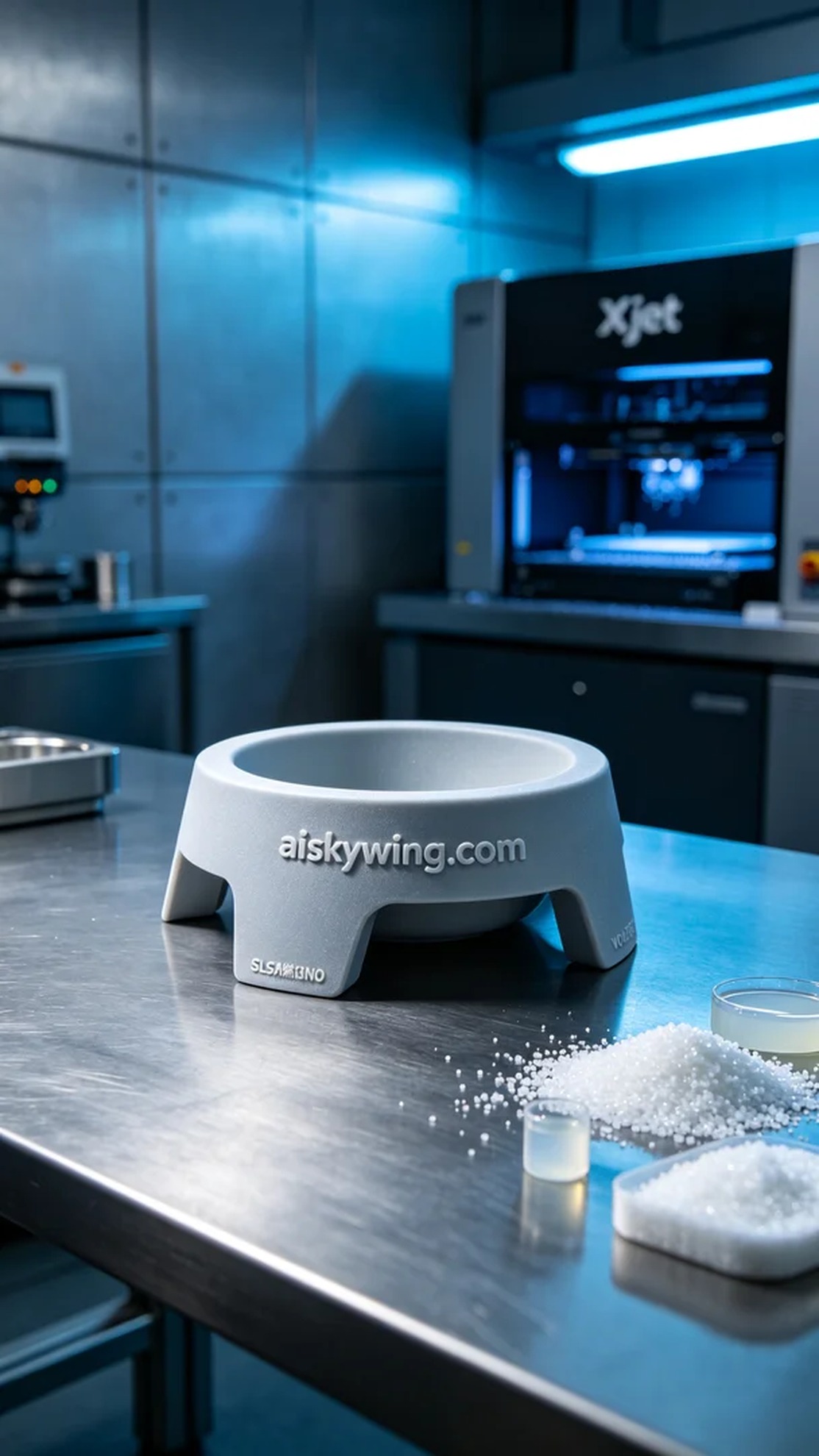 0618-Pet Water Bowl Stand - Aiskywing Industrial 3D Printing Showcase 内容图4 Zhongshan Skywing 3D Technology Co.,LTD | 中山市天翼三维科技有限公司 0618-Pet Water Bowl Stand - Aiskywing Industrial 3D Printing Showcase SLS-工业户外 (SLS-IO) 图4张
