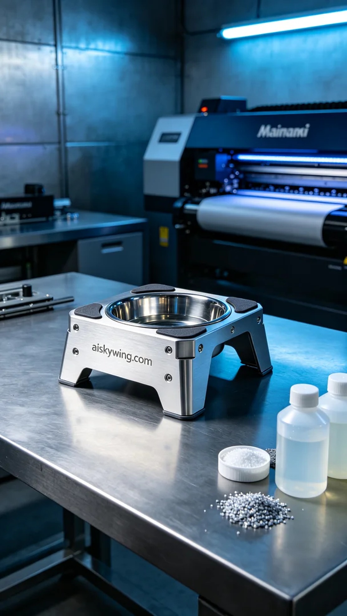 1085-Pet Water Bowl Stand - Aiskywing Industrial 3D Printing Showcase