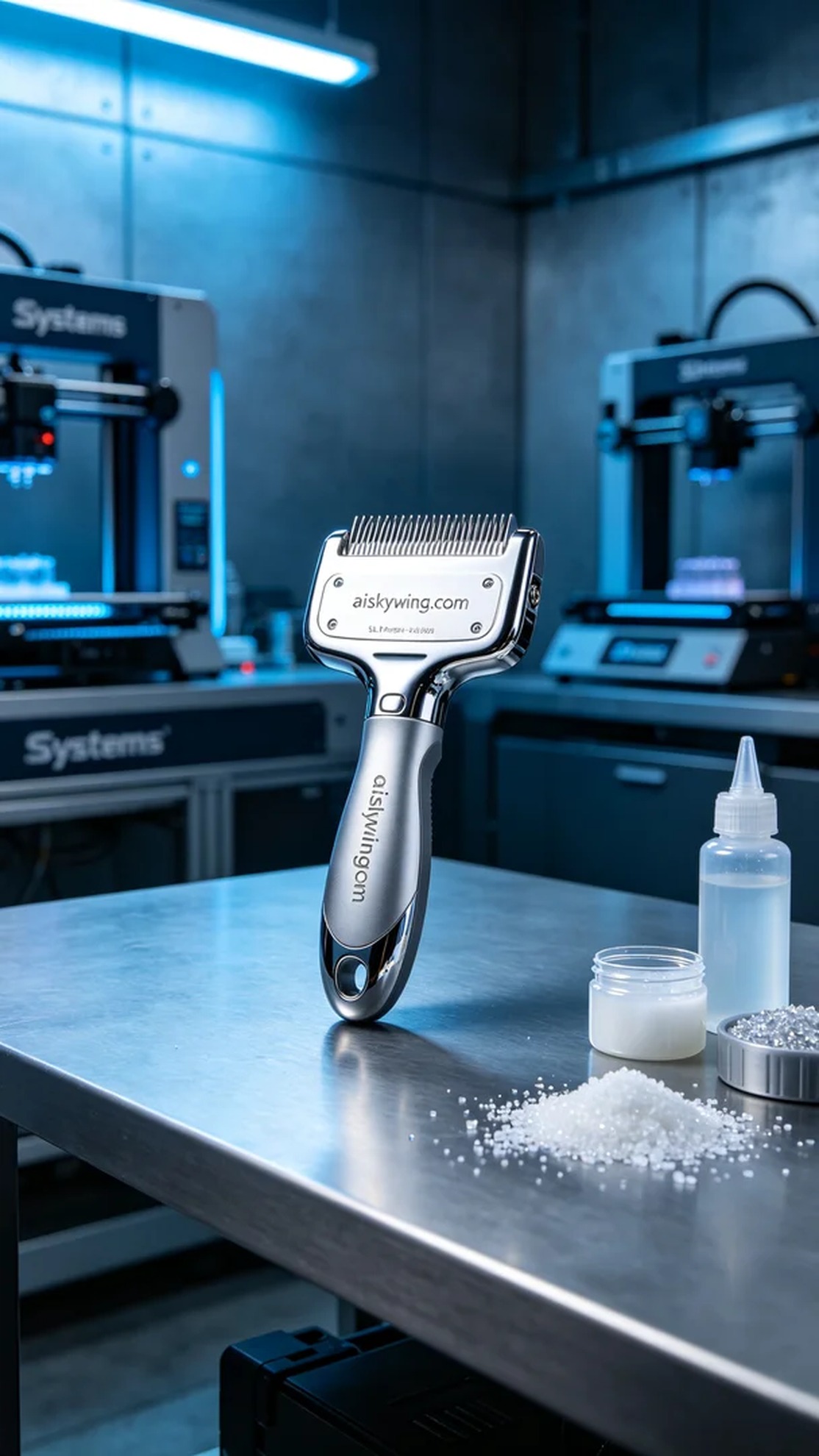 0805-Pet comb handle - Aiskywing Industrial 3D Printing Showcase 内容图2 Zhongshan Skywing 3D Technology Co.,LTD | 中山市天翼三维科技有限公司 0805-Pet comb handle - Aiskywing Industrial 3D Printing Showcase 混合工艺-综合 (HP-C) 图2张