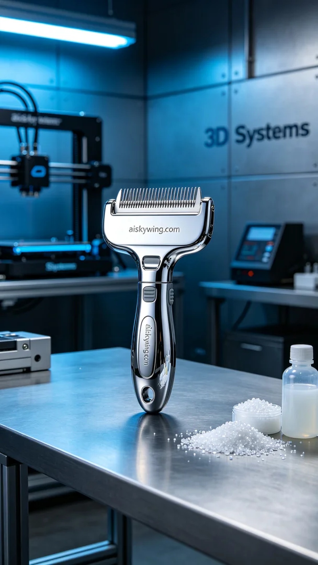 0805-Pet comb handle - Aiskywing Industrial 3D Printing Showcase 内容图3 Zhongshan Skywing 3D Technology Co.,LTD | 中山市天翼三维科技有限公司 0805-Pet comb handle - Aiskywing Industrial 3D Printing Showcase 混合工艺-综合 (HP-C) 图3张