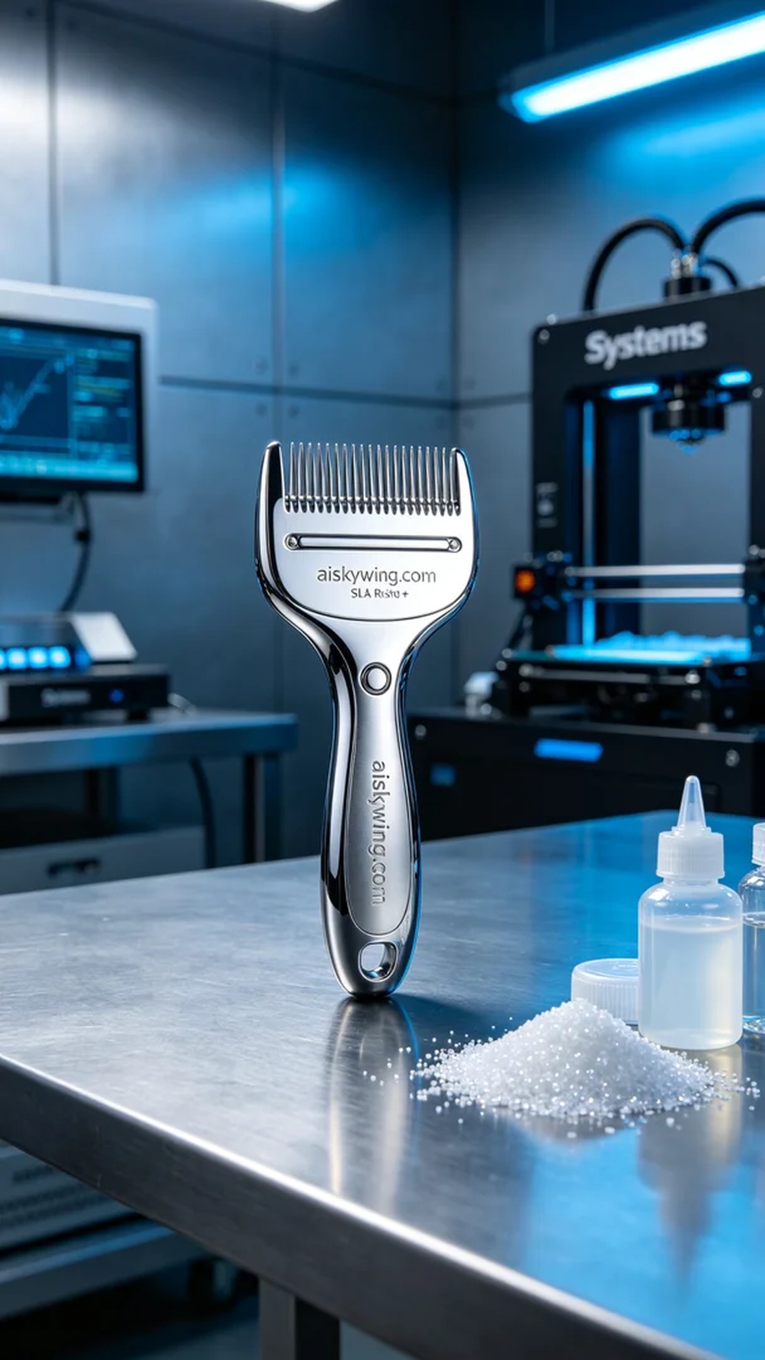 0805-Pet comb handle - Aiskywing Industrial 3D Printing Showcase 内容图4 Zhongshan Skywing 3D Technology Co.,LTD | 中山市天翼三维科技有限公司 0805-Pet comb handle - Aiskywing Industrial 3D Printing Showcase 混合工艺-综合 (HP-C) 图4张