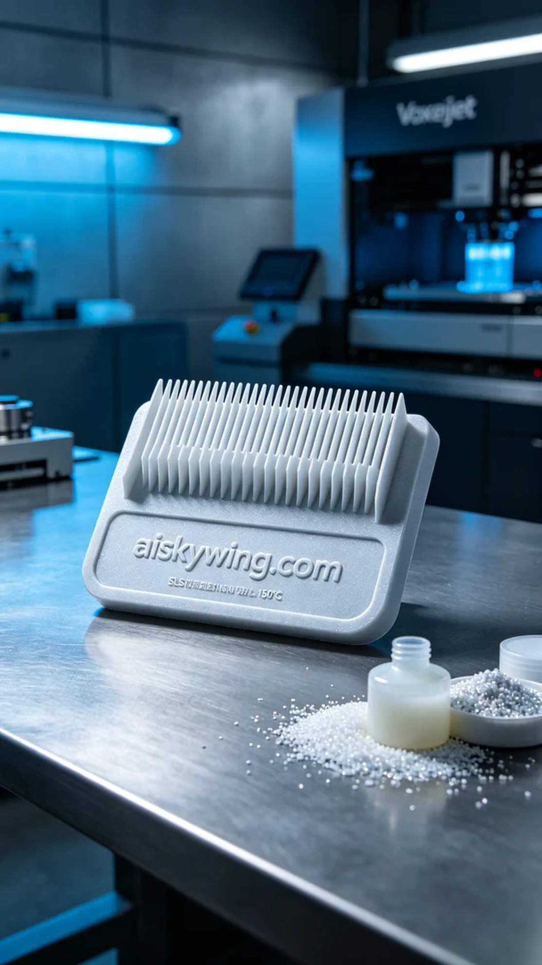 0617-Pet comb needle plate - Aiskywing Industrial 3D Printing Showcase 内容图2 Zhongshan Skywing 3D Technology Co.,LTD | 中山市天翼三维科技有限公司 0617-Pet comb needle plate - Aiskywing Industrial 3D Printing Showcase SLS-工业户外 (SLS-IO) 图2张