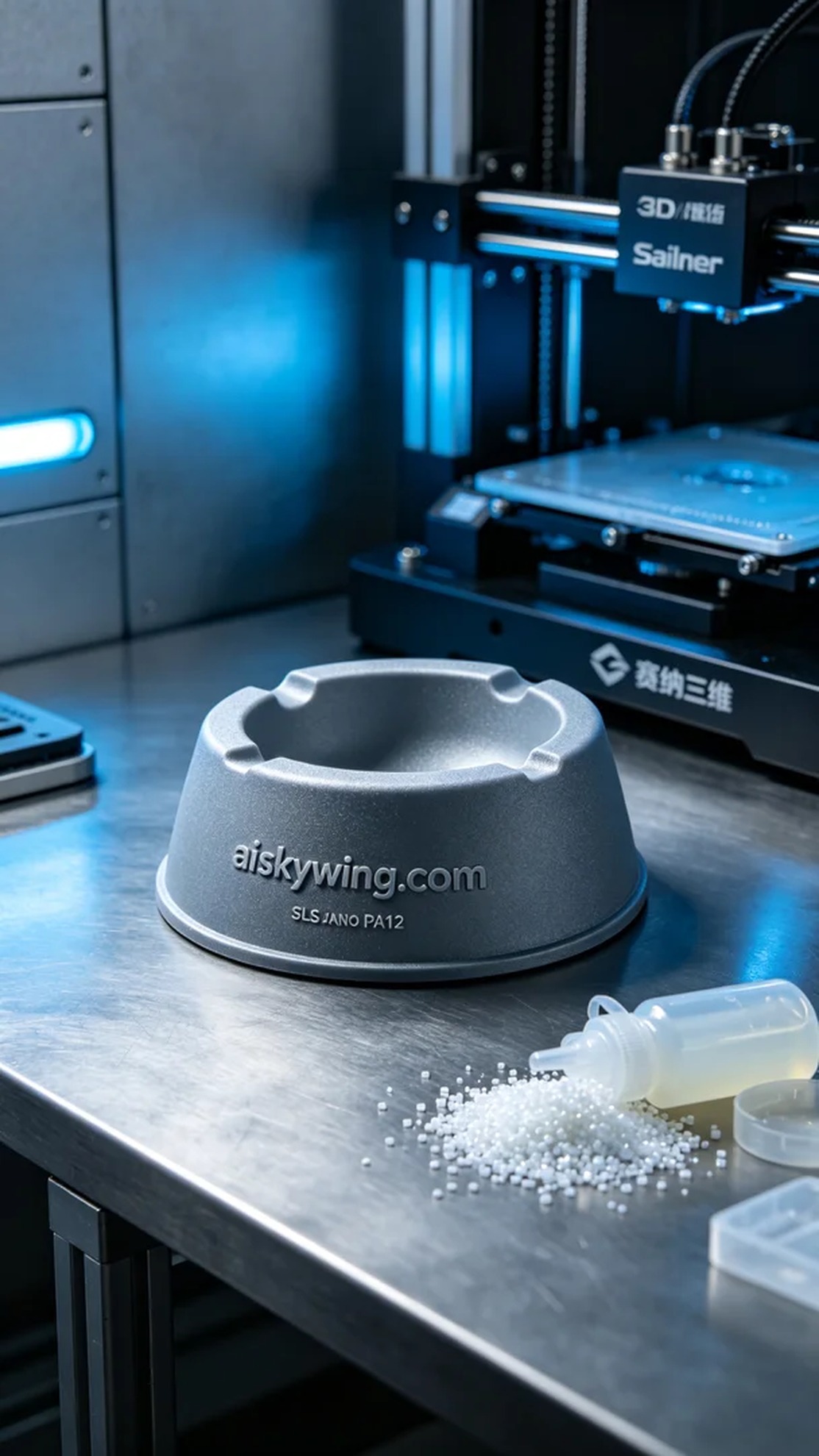 0603-Pet medication dispenser shell - Aiskywing Industrial 3D Printing Showcase 内容图2 Zhongshan Skywing 3D Technology Co.,LTD | 中山市天翼三维科技有限公司 0603-Pet medication dispenser shell - Aiskywing Industrial 3D Printing Showcase SLS-工业户外 (SLS-IO) 图2张