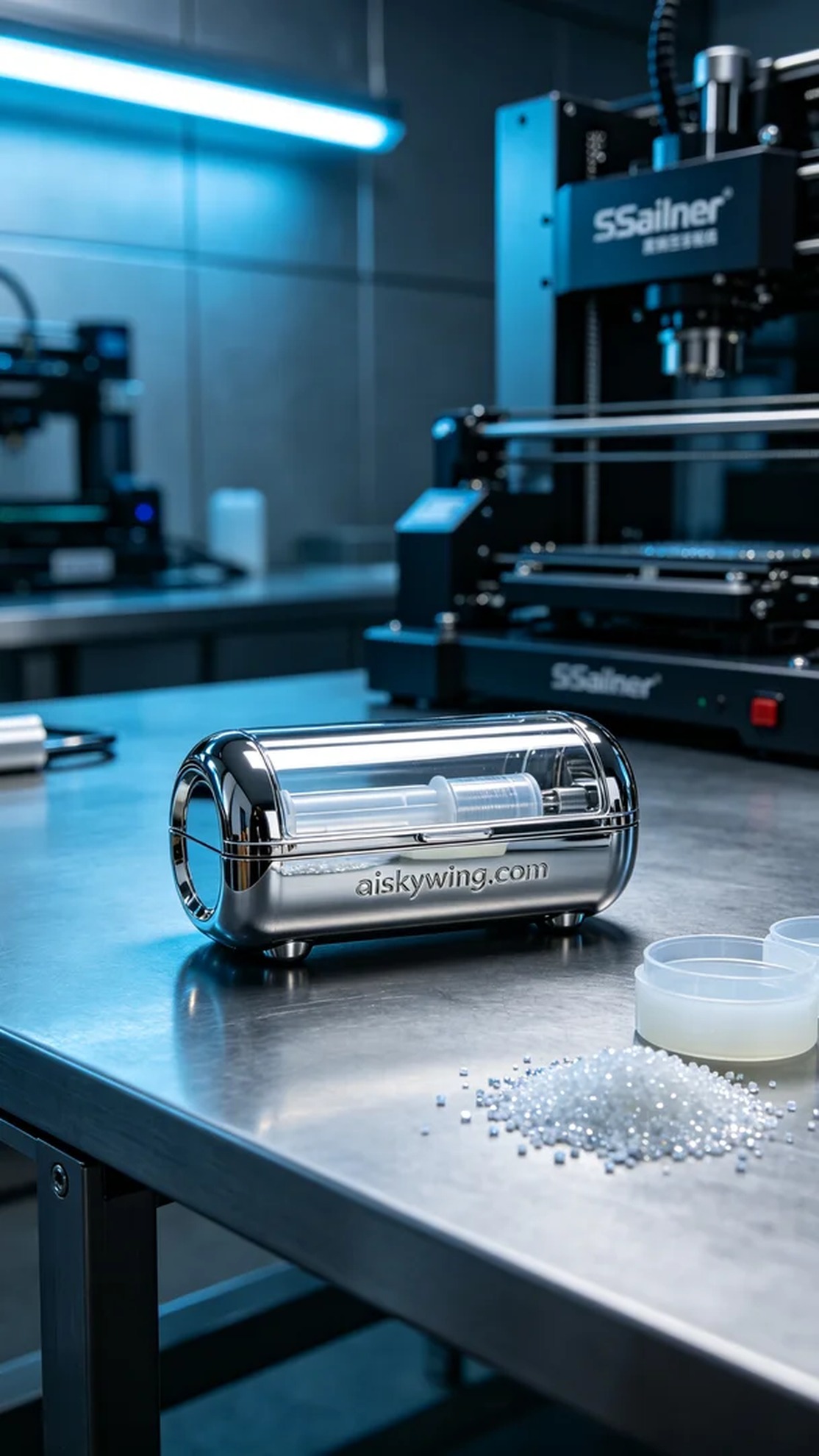 0800-Pet medication dispenser shell - Aiskywing Industrial 3D Printing Showcase 内容图2 Zhongshan Skywing 3D Technology Co.,LTD | 中山市天翼三维科技有限公司 0800-Pet medication dispenser shell - Aiskywing Industrial 3D Printing Showcase 混合工艺-综合 (HP-C) 图2张