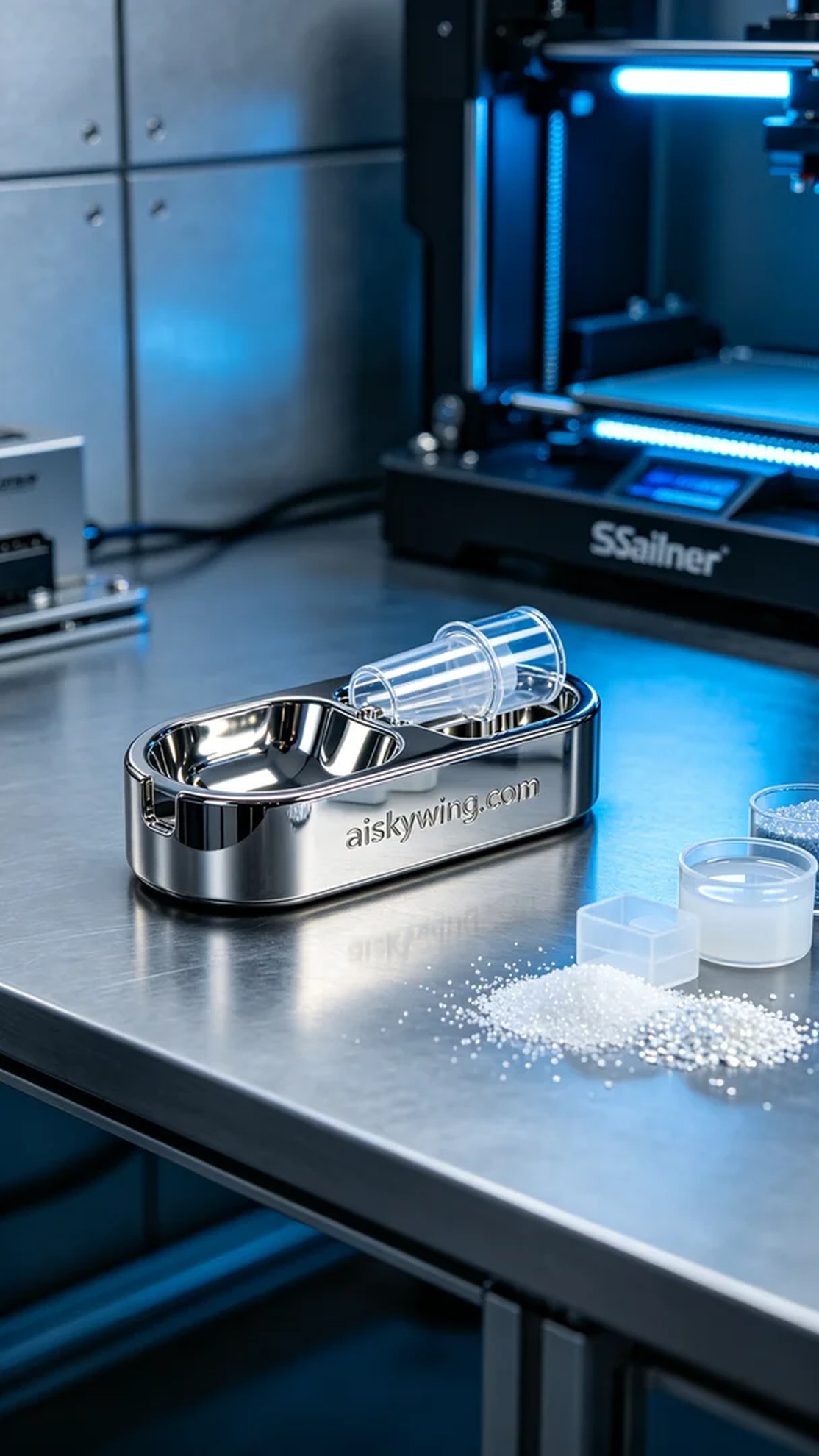 0800-Pet medication dispenser shell - Aiskywing Industrial 3D Printing Showcase 内容图3 Zhongshan Skywing 3D Technology Co.,LTD | 中山市天翼三维科技有限公司 0800-Pet medication dispenser shell - Aiskywing Industrial 3D Printing Showcase 混合工艺-综合 (HP-C) 图3张