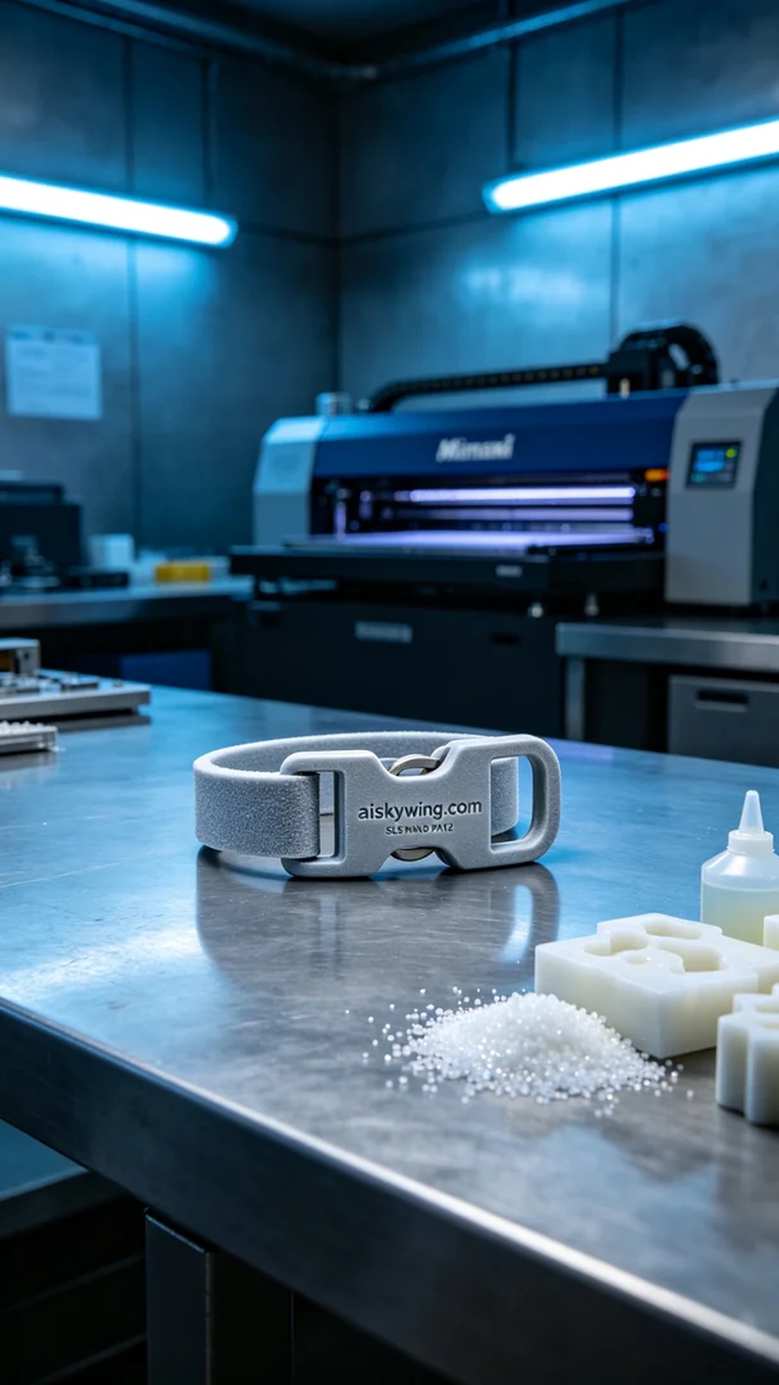 0977-Pet collar buckle - Aiskywing Industrial 3D Printing Showcase 内容图2 Zhongshan Skywing 3D Technology Co.,LTD | 中山市天翼三维科技有限公司 0977-Pet collar buckle - Aiskywing Industrial 3D Printing Showcase SLS-工业户外 (SLS-IO) 图2张