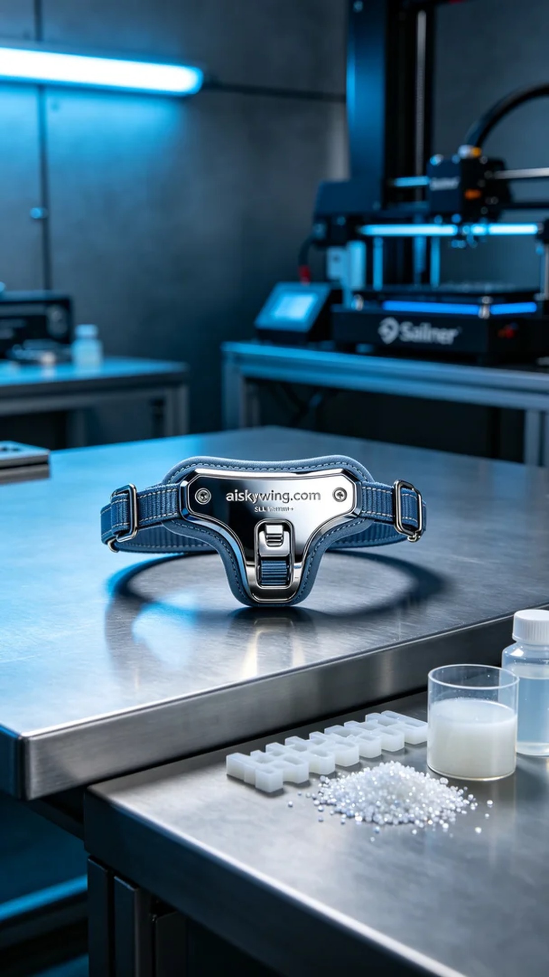 1093-Pet harness buckle - Aiskywing Industrial 3D Printing Showcase 内容图1 Zhongshan Skywing 3D Technology Co.,LTD | 中山市天翼三维科技有限公司 1093-Pet harness buckle - Aiskywing Industrial 3D Printing Showcase 混合工艺-综合 (HP-C) 图1张