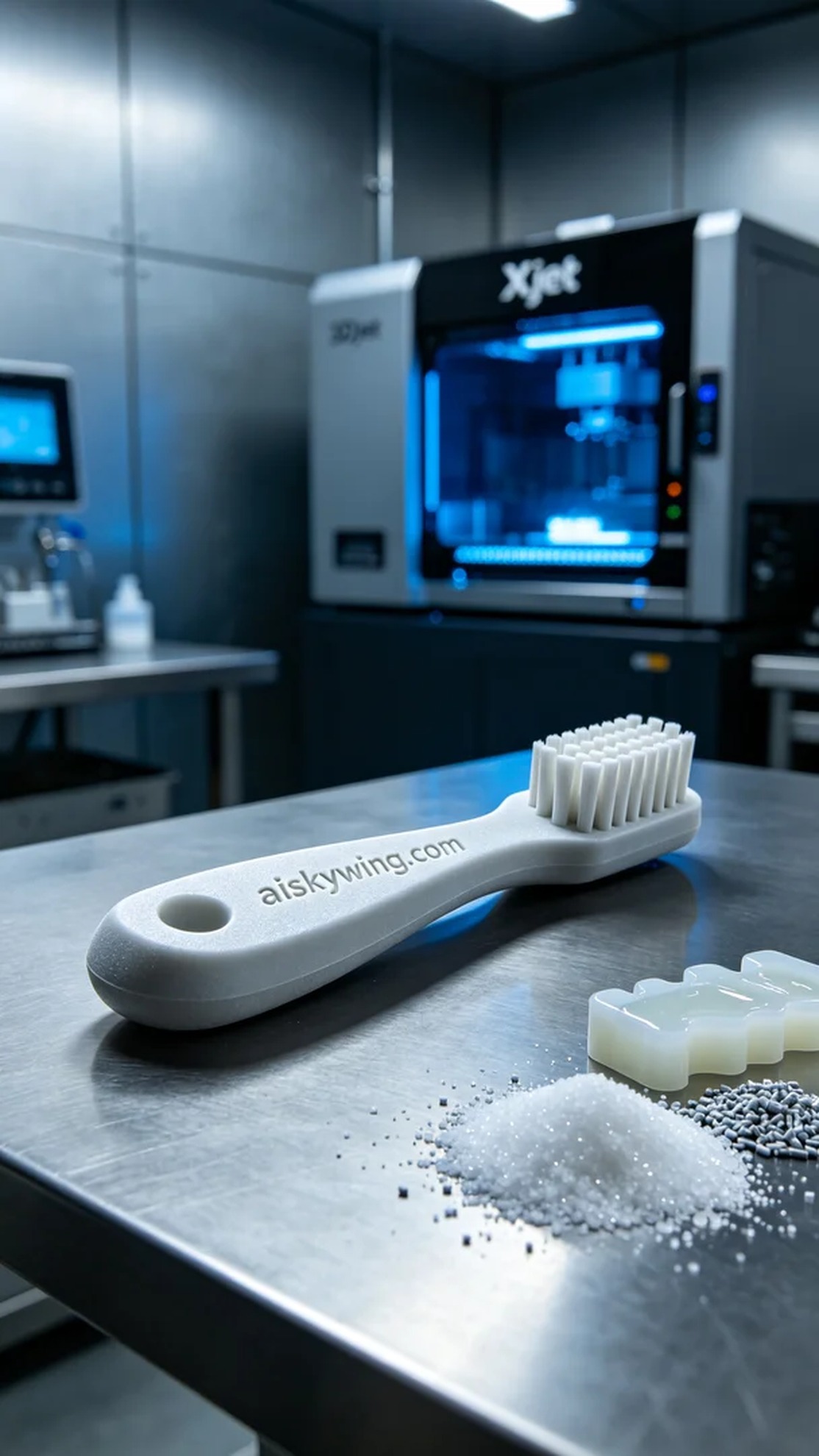 0947-Pet toothbrush handle - Aiskywing Industrial 3D Printing Showcase