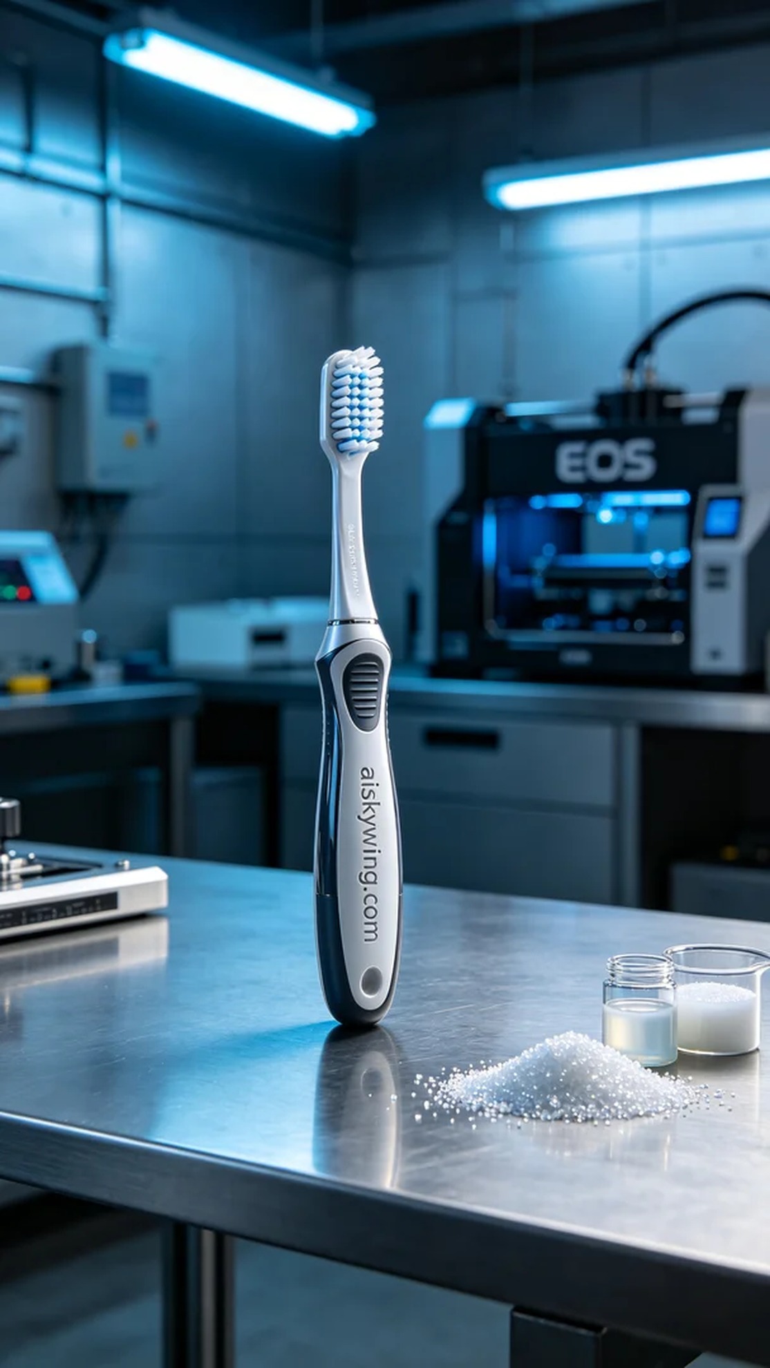1088-Pet toothbrush handle - Aiskywing Industrial 3D Printing Showcase 内容图1 Zhongshan Skywing 3D Technology Co.,LTD | 中山市天翼三维科技有限公司 1088-Pet toothbrush handle - Aiskywing Industrial 3D Printing Showcase 混合工艺-综合 (HP-C) 图1张