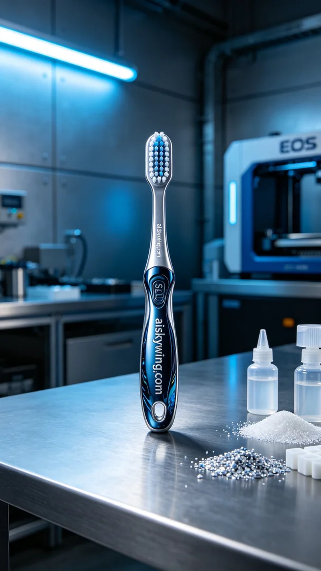 1088-Pet toothbrush handle - Aiskywing Industrial 3D Printing Showcase 内容图2 Zhongshan Skywing 3D Technology Co.,LTD | 中山市天翼三维科技有限公司 1088-Pet toothbrush handle - Aiskywing Industrial 3D Printing Showcase 混合工艺-综合 (HP-C) 图2张