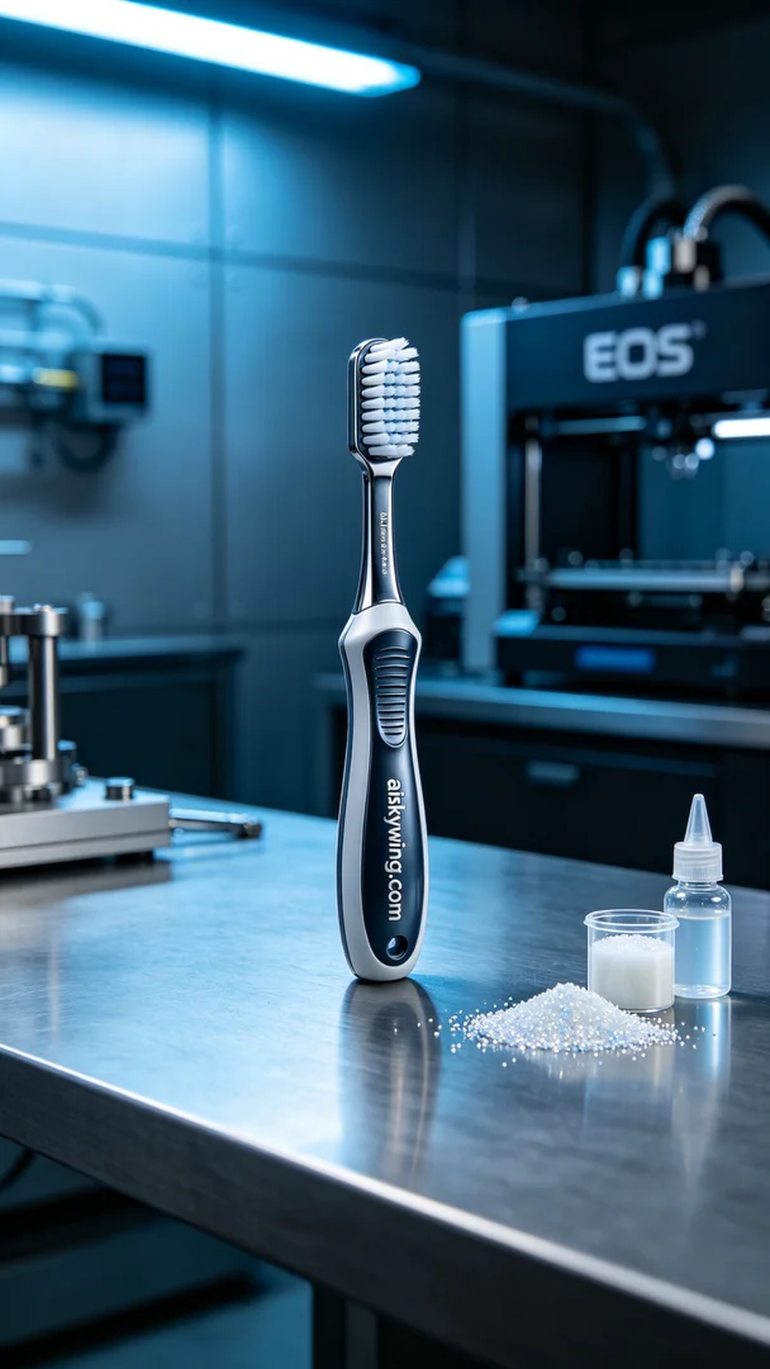 1088-Pet toothbrush handle - Aiskywing Industrial 3D Printing Showcase 内容图3 Zhongshan Skywing 3D Technology Co.,LTD | 中山市天翼三维科技有限公司 1088-Pet toothbrush handle - Aiskywing Industrial 3D Printing Showcase 混合工艺-综合 (HP-C) 图3张