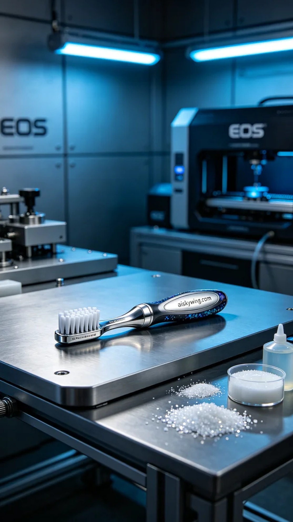 1088-Pet toothbrush handle - Aiskywing Industrial 3D Printing Showcase 内容图4 Zhongshan Skywing 3D Technology Co.,LTD | 中山市天翼三维科技有限公司 1088-Pet toothbrush handle - Aiskywing Industrial 3D Printing Showcase 混合工艺-综合 (HP-C) 图4张