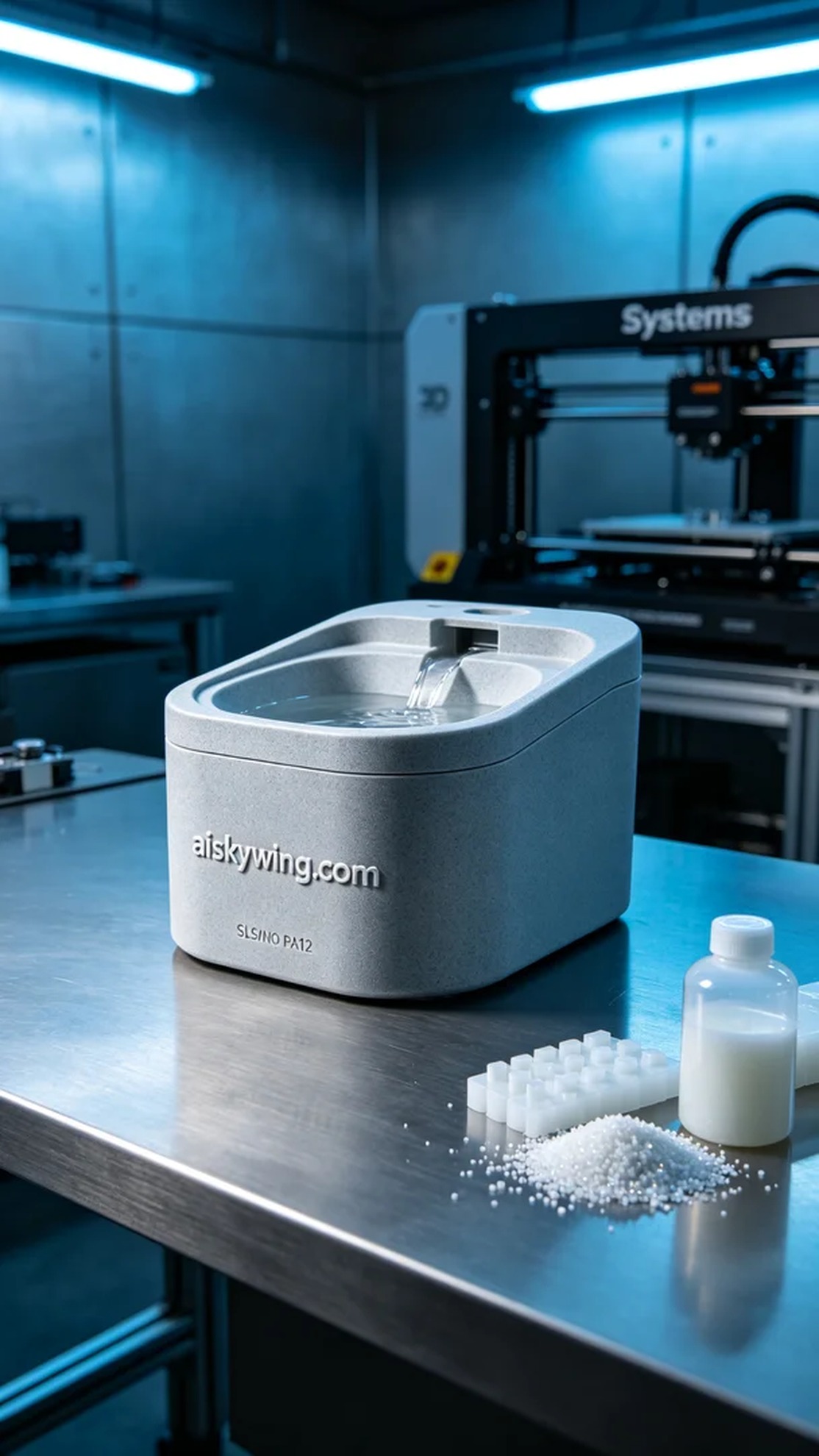 0979-Pet water fountain shell - Aiskywing Industrial 3D Printing Showcase 内容图3 Zhongshan Skywing 3D Technology Co.,LTD | 中山市天翼三维科技有限公司 0979-Pet water fountain shell - Aiskywing Industrial 3D Printing Showcase SLS-工业户外 (SLS-IO) 图3张