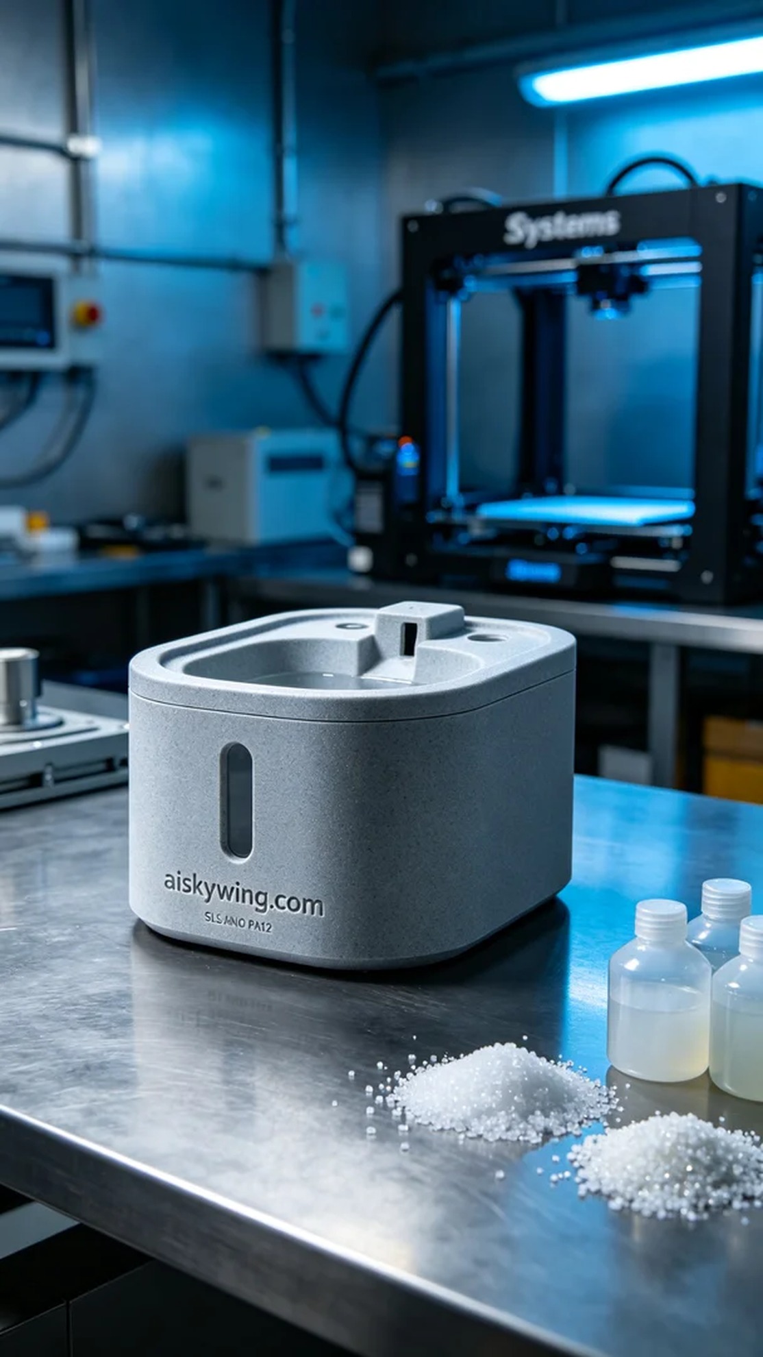 0979-Pet water fountain shell - Aiskywing Industrial 3D Printing Showcase 内容图4 Zhongshan Skywing 3D Technology Co.,LTD | 中山市天翼三维科技有限公司 0979-Pet water fountain shell - Aiskywing Industrial 3D Printing Showcase SLS-工业户外 (SLS-IO) 图4张