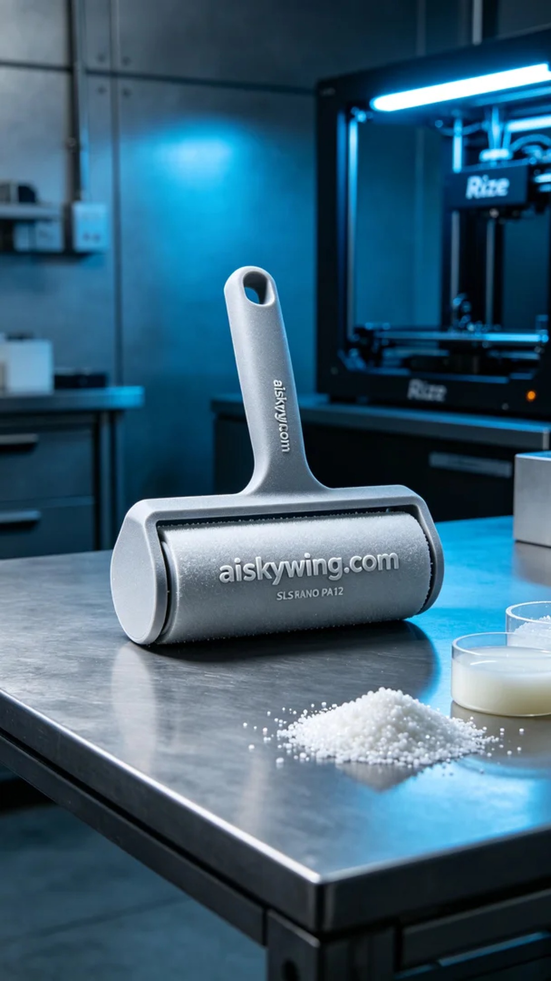 0958-Pet Hair Remover Roller Stand - Aiskywing Industrial 3D Printing Showcase