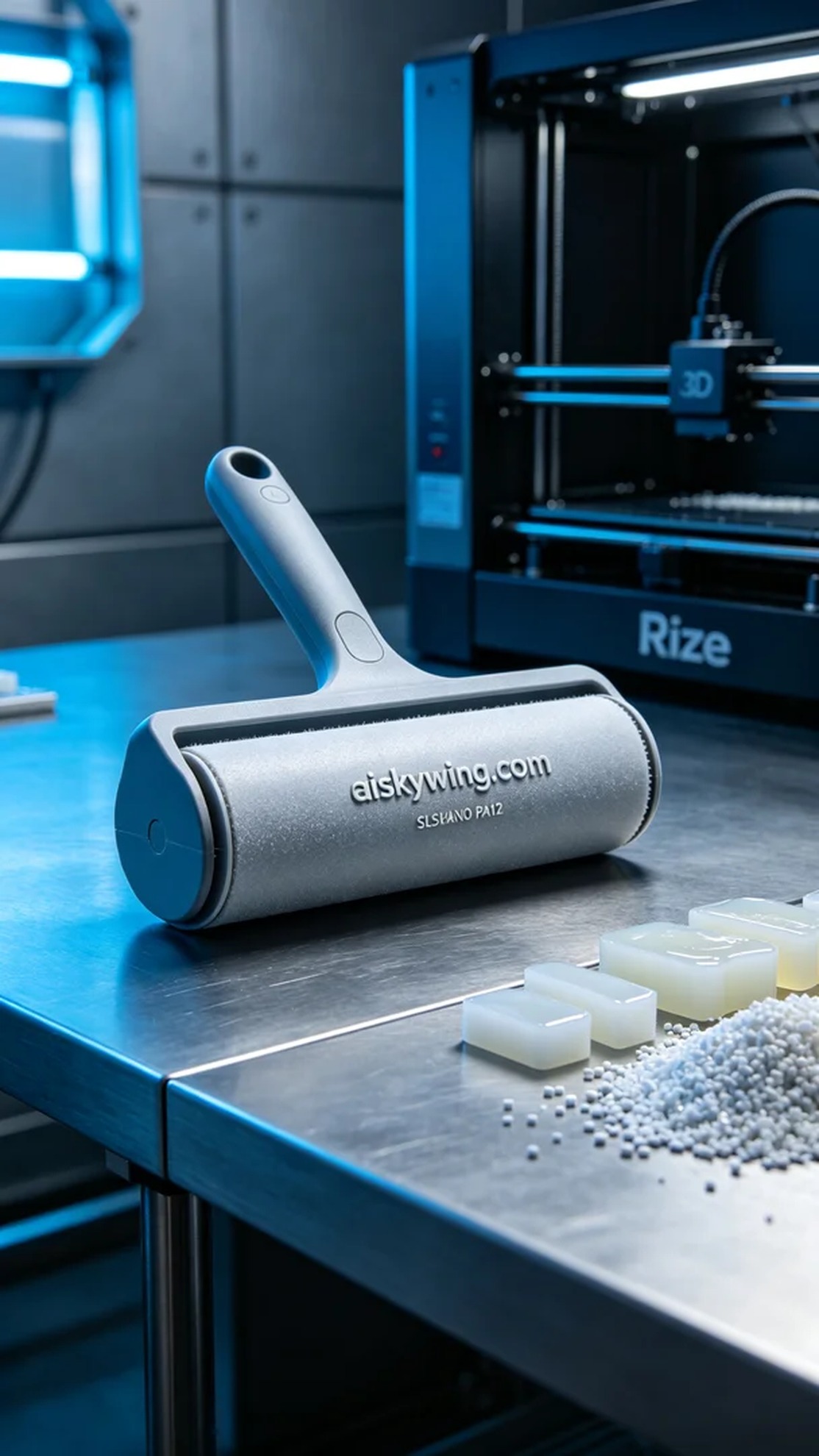 0958-Pet Hair Remover Roller Stand - Aiskywing Industrial 3D Printing Showcase 内容图2 Zhongshan Skywing 3D Technology Co.,LTD | 中山市天翼三维科技有限公司 0958-Pet Hair Remover Roller Stand - Aiskywing Industrial 3D Printing Showcase SLS-工业户外 (SLS-IO) 图2张