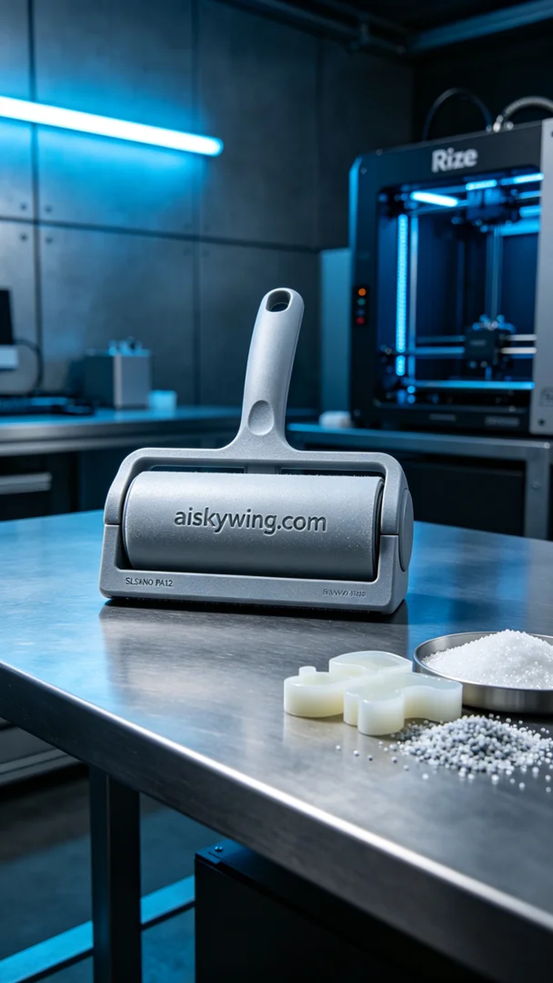 0958-Pet Hair Remover Roller Stand - Aiskywing Industrial 3D Printing Showcase 内容图3 Zhongshan Skywing 3D Technology Co.,LTD | 中山市天翼三维科技有限公司 0958-Pet Hair Remover Roller Stand - Aiskywing Industrial 3D Printing Showcase SLS-工业户外 (SLS-IO) 图3张