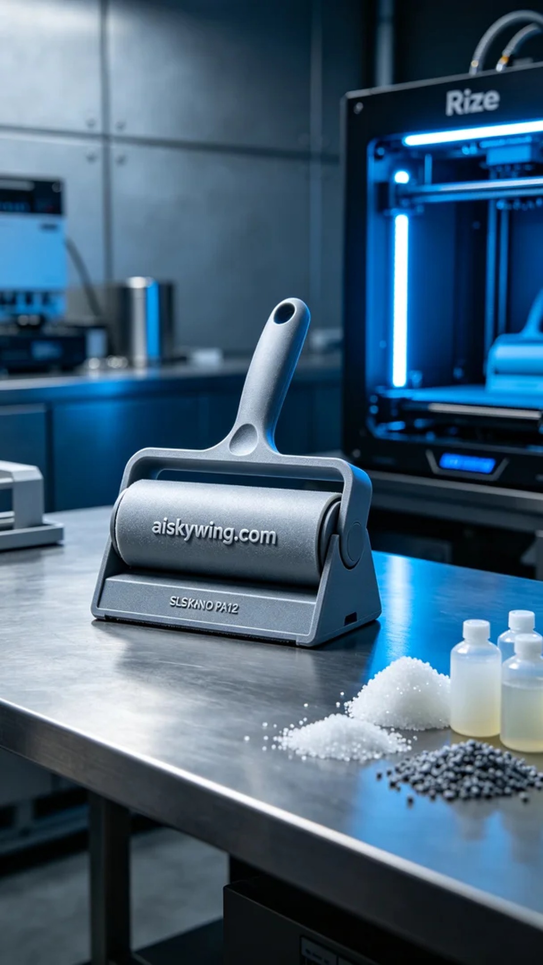 0958-Pet Hair Remover Roller Stand - Aiskywing Industrial 3D Printing Showcase 内容图4 Zhongshan Skywing 3D Technology Co.,LTD | 中山市天翼三维科技有限公司 0958-Pet Hair Remover Roller Stand - Aiskywing Industrial 3D Printing Showcase SLS-工业户外 (SLS-IO) 图4张