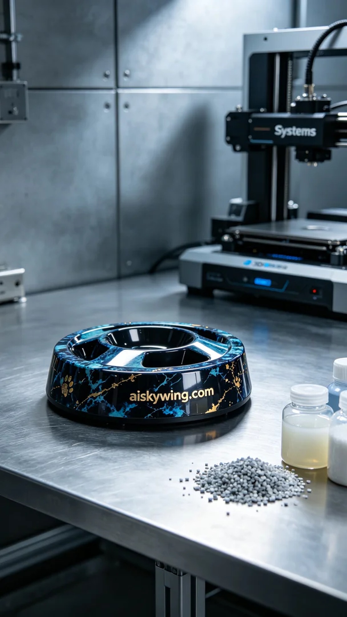1094-Pet Automatic Cat Teaser Stick Base - Aiskywing Industrial 3D Printing Showcase 内容图2 Zhongshan Skywing 3D Technology Co.,LTD | 中山市天翼三维科技有限公司 1094-Pet Automatic Cat Teaser Stick Base - Aiskywing Industrial 3D Printing Showcase 混合工艺-综合 (HP-C) 图2张