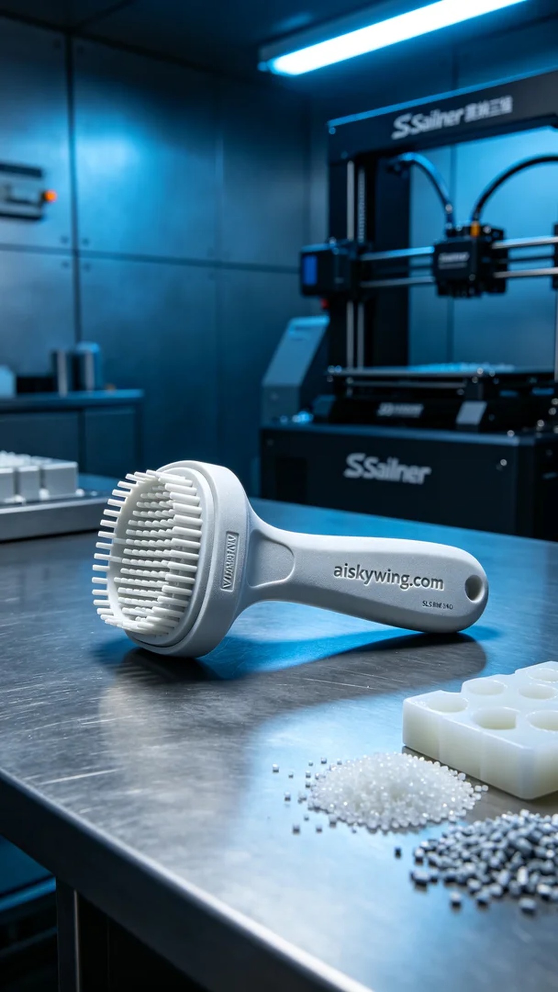0974-Pet Foot Cleaner Handle - Aiskywing Industrial 3D Printing Showcase