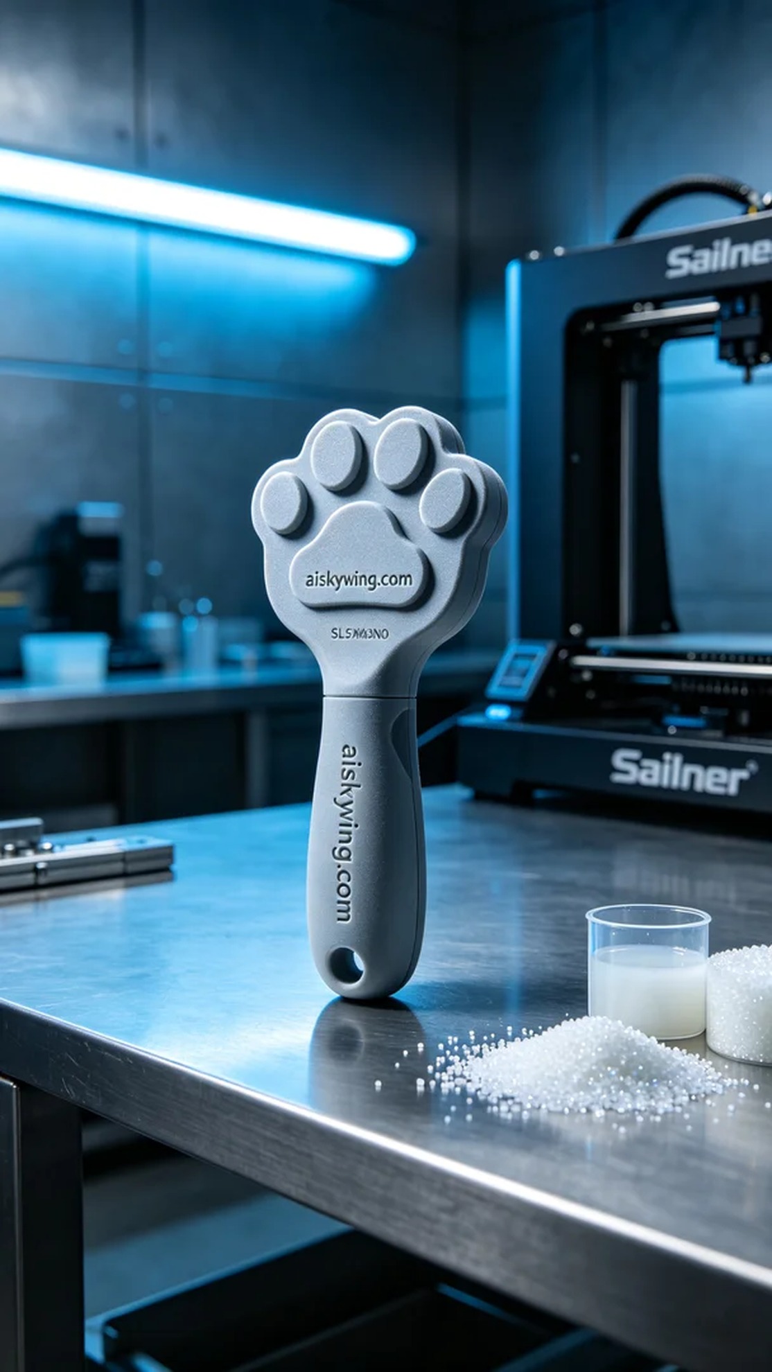 0974-Pet Foot Cleaner Handle - Aiskywing Industrial 3D Printing Showcase 内容图3 Zhongshan Skywing 3D Technology Co.,LTD | 中山市天翼三维科技有限公司 0974-Pet Foot Cleaner Handle - Aiskywing Industrial 3D Printing Showcase SLS-工业户外 (SLS-IO) 图3张