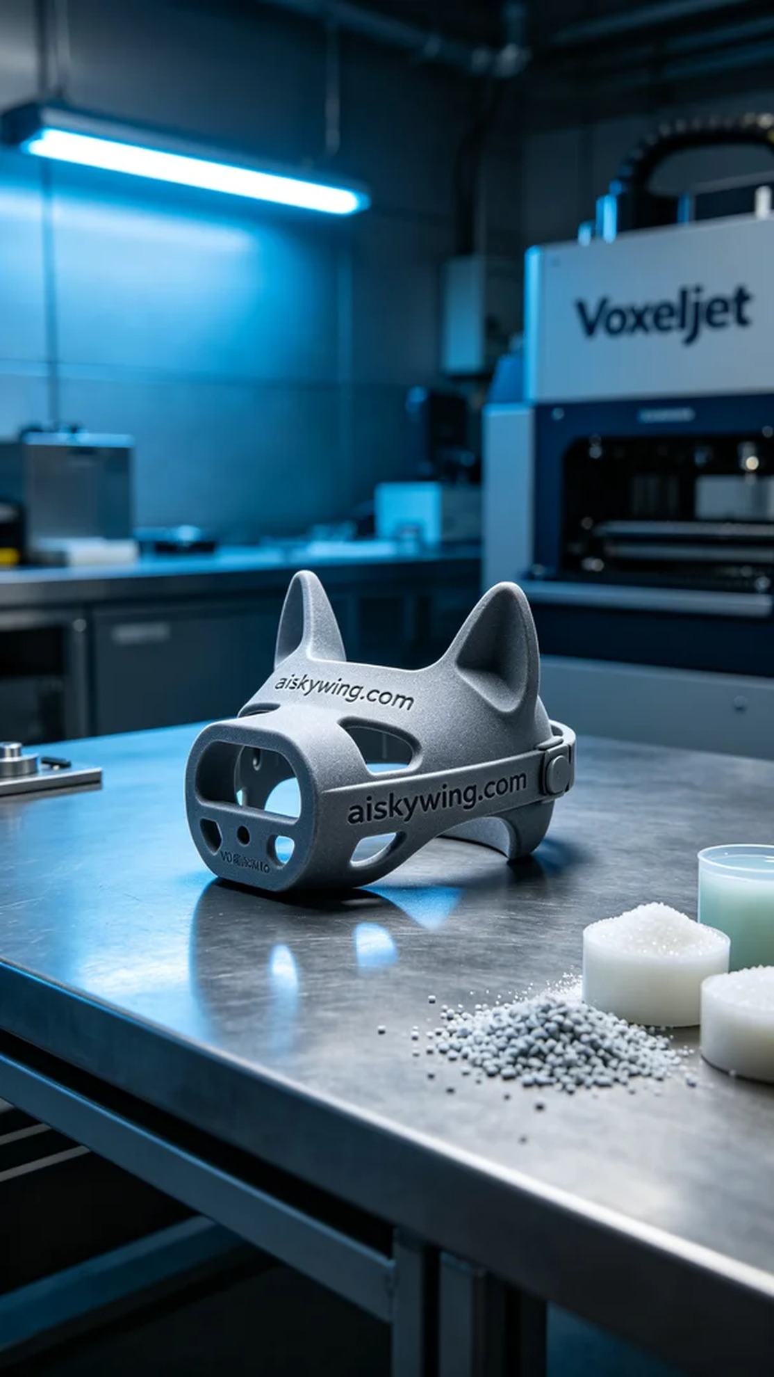 0609-Pet Muzzle Holder - Aiskywing Industrial 3D Printing Showcase