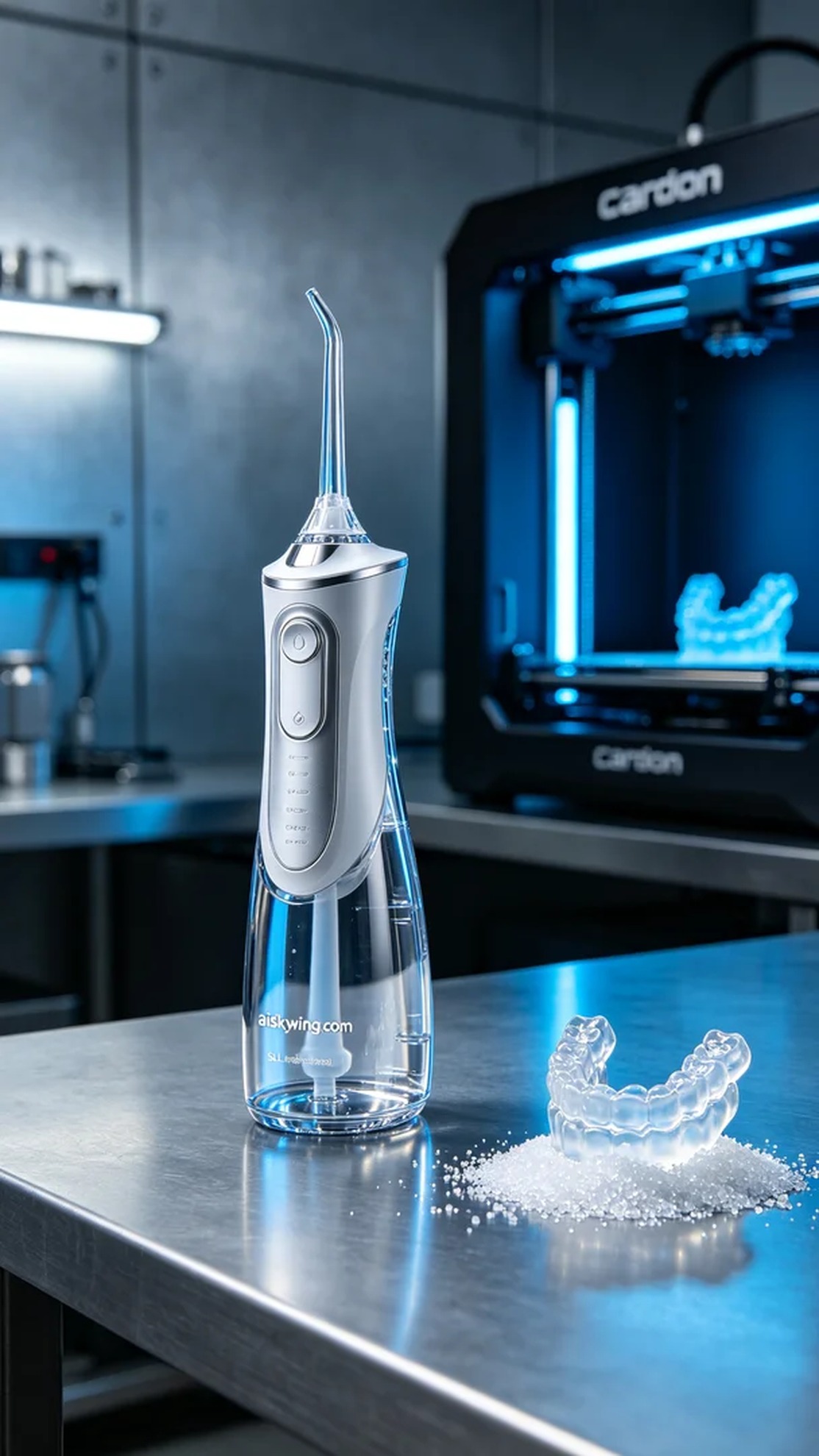 1027-Water Flosser Handle - Aiskywing Industrial 3D Printing Showcase 内容图4 Zhongshan Skywing 3D Technology Co.,LTD | 中山市天翼三维科技有限公司 1027-Water Flosser Handle - Aiskywing Industrial 3D Printing Showcase SLA-消费电子 (SLA-CE) 图4张