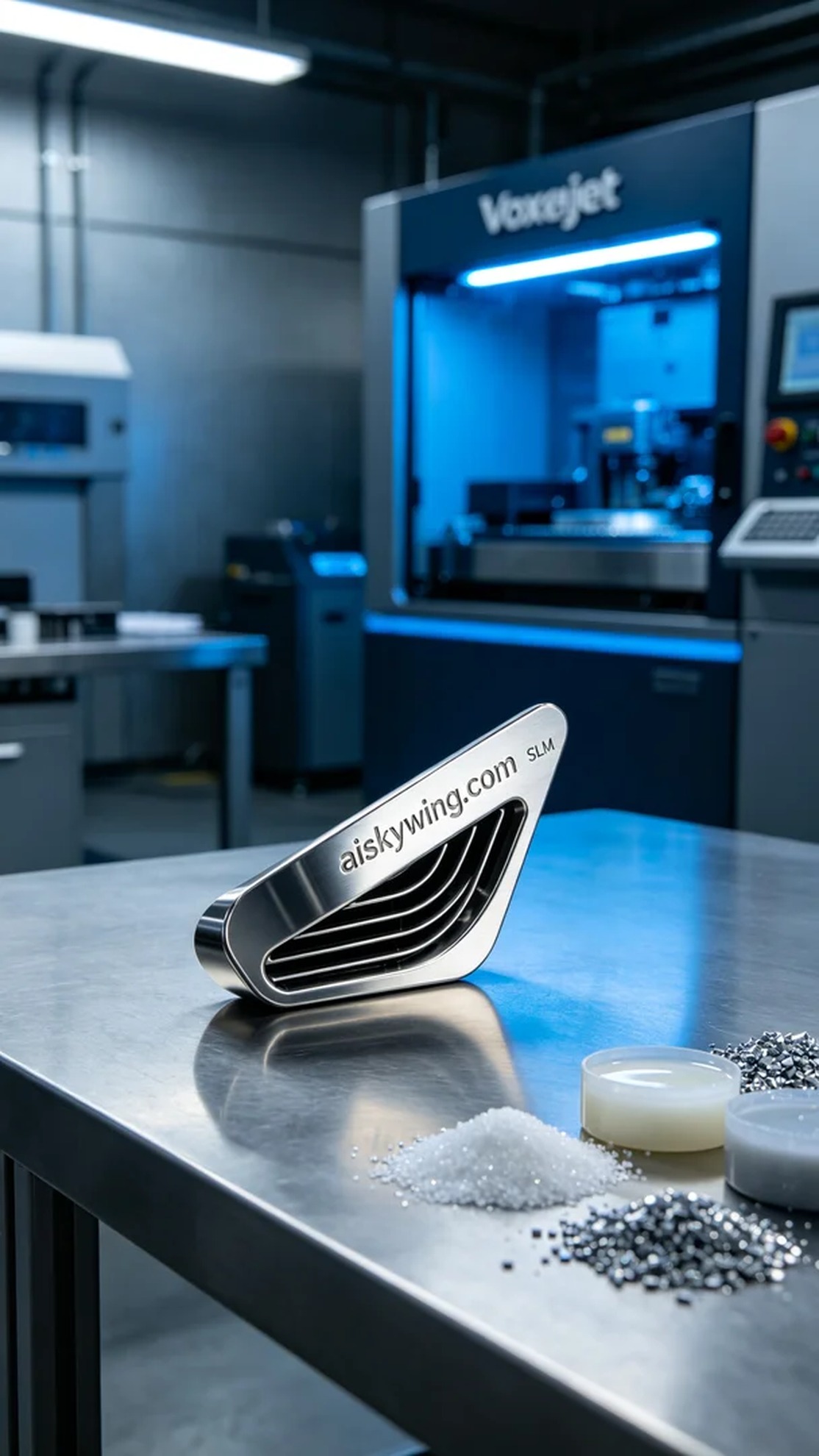 0898-Air outlet flaps - Aiskywing Industrial 3D Printing Showcase 内容图4 Zhongshan Skywing 3D Technology Co.,LTD | 中山市天翼三维科技有限公司 0898-Air outlet flaps - Aiskywing Industrial 3D Printing Showcase SLM-汽车高端 (SLM-AP) 图4张