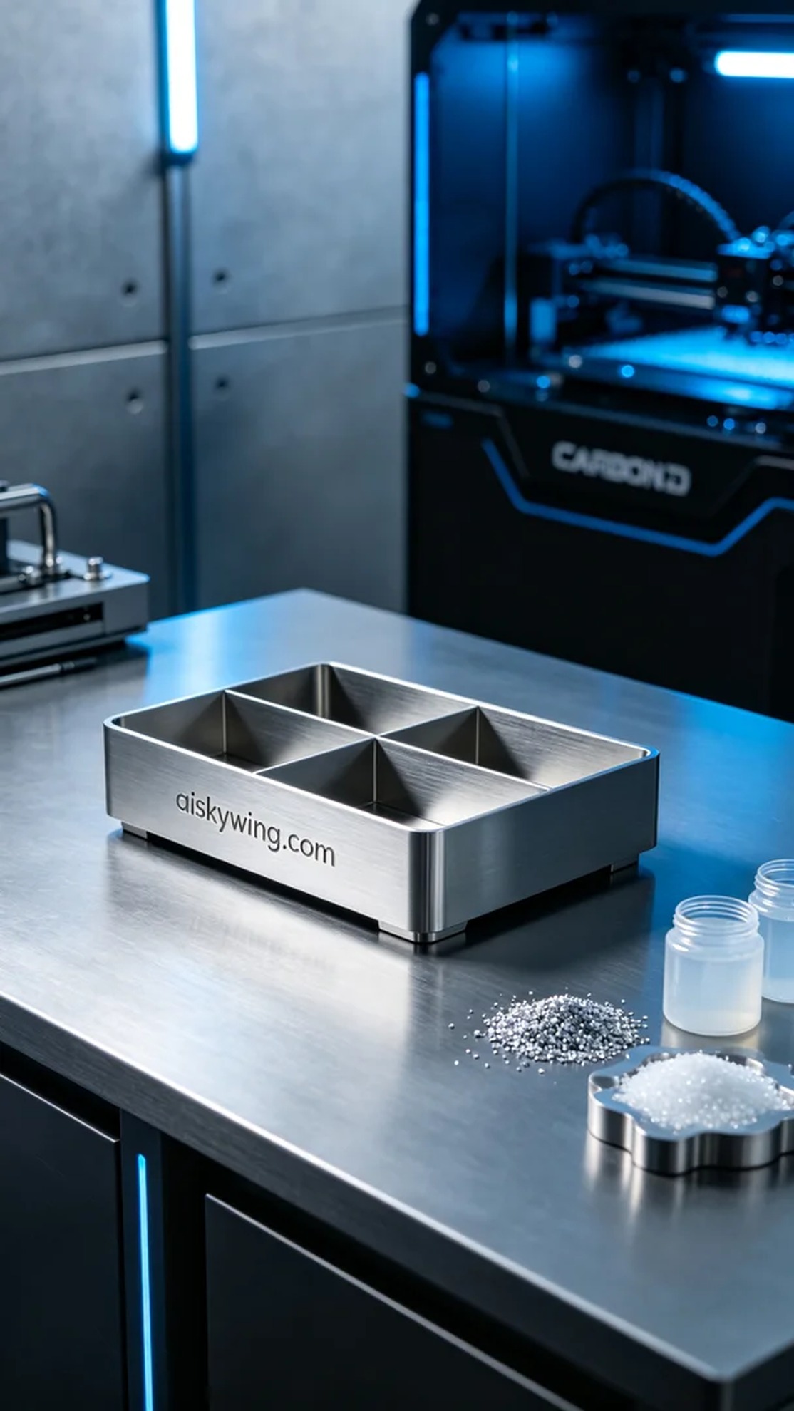 0891-Storage box divider - Aiskywing Industrial 3D Printing Showcase 内容图2 Zhongshan Skywing 3D Technology Co.,LTD | 中山市天翼三维科技有限公司 0891-Storage box divider - Aiskywing Industrial 3D Printing Showcase SLM-汽车高端 (SLM-AP) 图2张