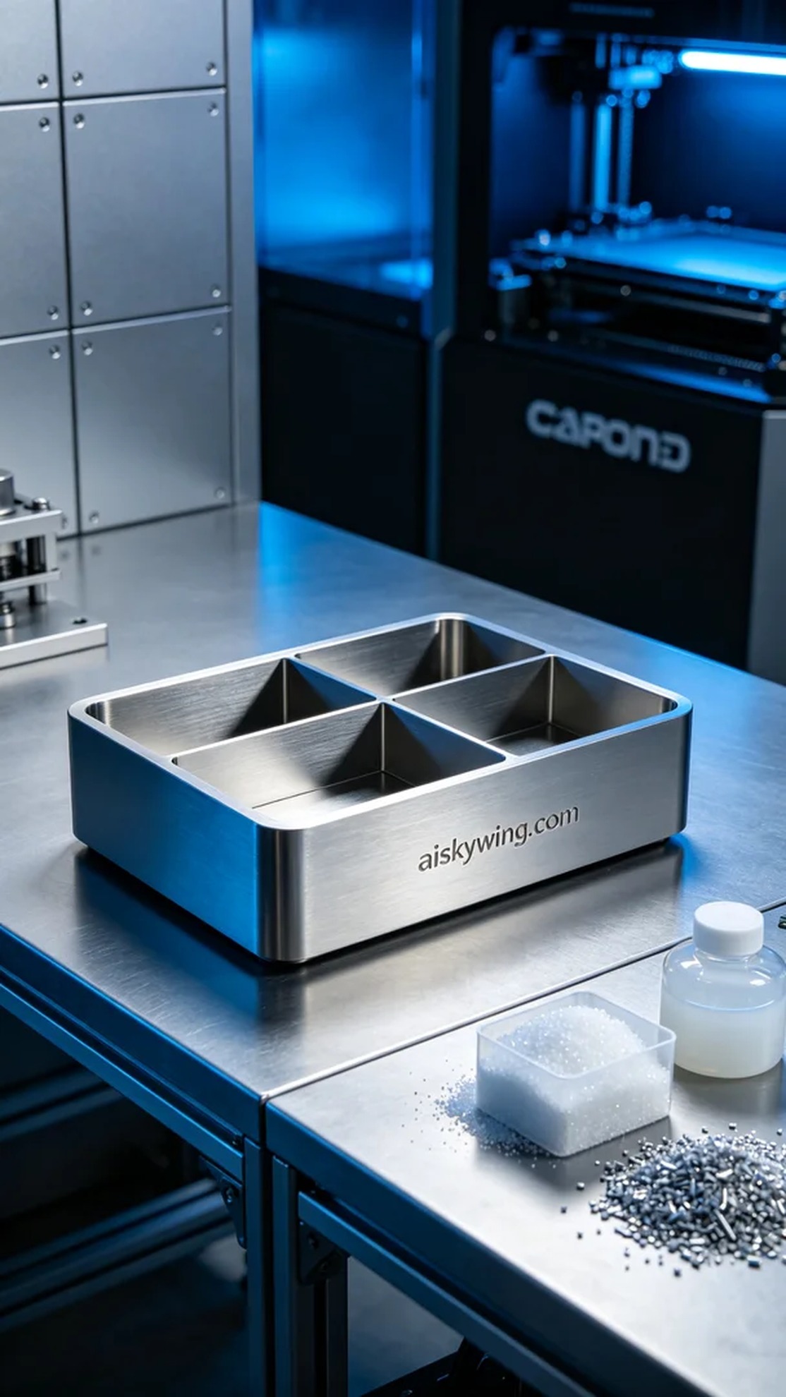 0891-Storage box divider - Aiskywing Industrial 3D Printing Showcase 内容图3 Zhongshan Skywing 3D Technology Co.,LTD | 中山市天翼三维科技有限公司 0891-Storage box divider - Aiskywing Industrial 3D Printing Showcase SLM-汽车高端 (SLM-AP) 图3张