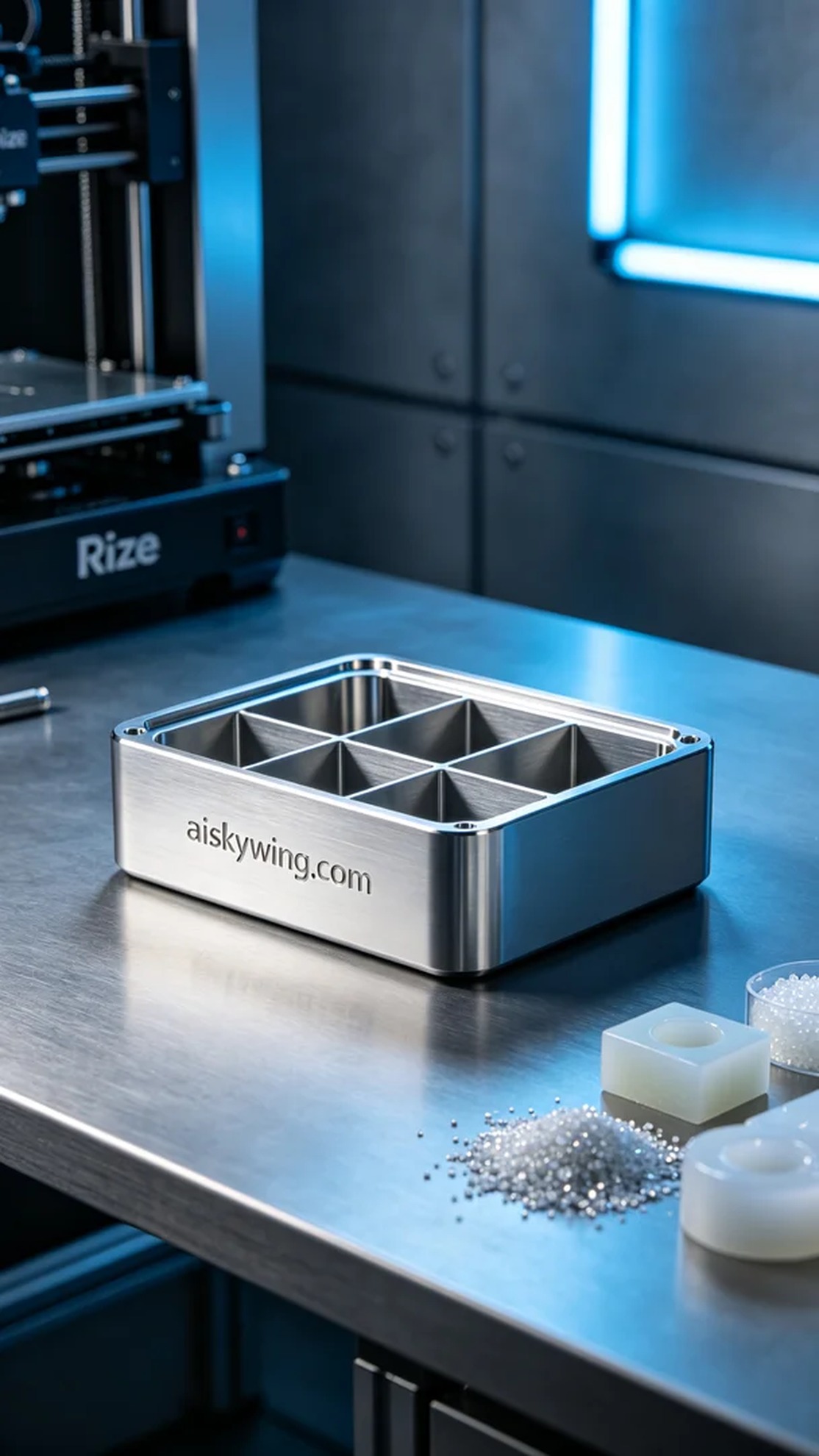 0568-Storage Box Divider - Aiskywing Industrial 3D Printing Showcase 内容图2 Zhongshan Skywing 3D Technology Co.,LTD | 中山市天翼三维科技有限公司 0568-Storage Box Divider - Aiskywing Industrial 3D Printing Showcase CNC-高精度加工 (CNC-HP) 图2张