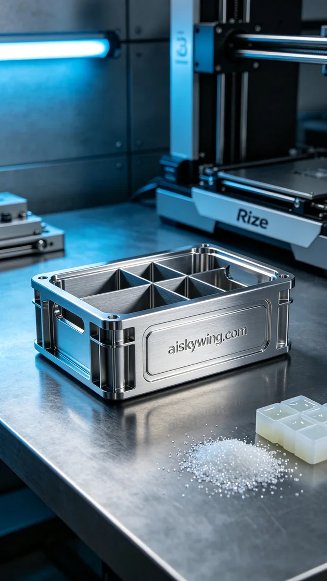 0568-Storage Box Divider - Aiskywing Industrial 3D Printing Showcase 内容图3 Zhongshan Skywing 3D Technology Co.,LTD | 中山市天翼三维科技有限公司 0568-Storage Box Divider - Aiskywing Industrial 3D Printing Showcase CNC-高精度加工 (CNC-HP) 图3张