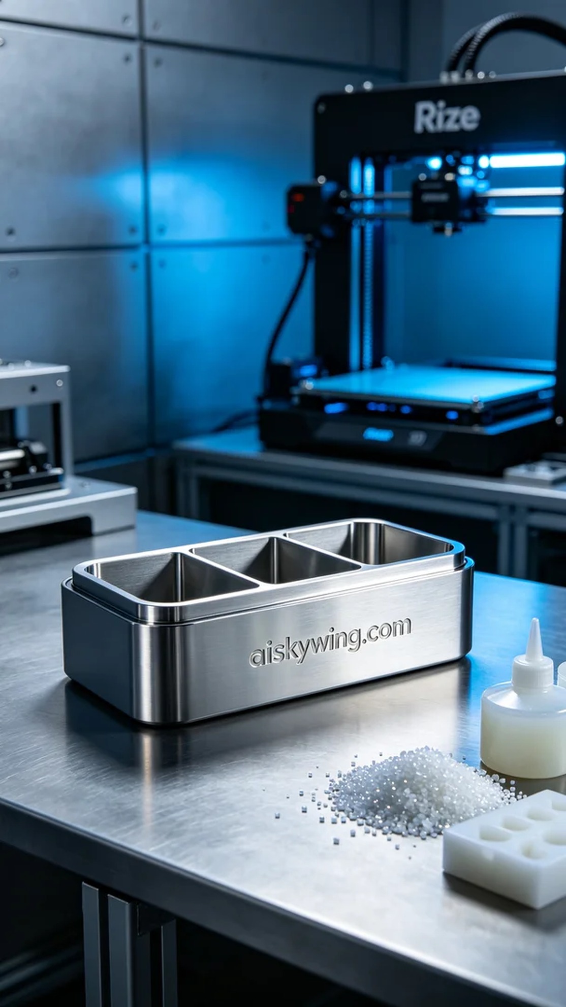 0568-Storage Box Divider - Aiskywing Industrial 3D Printing Showcase 内容图4 Zhongshan Skywing 3D Technology Co.,LTD | 中山市天翼三维科技有限公司 0568-Storage Box Divider - Aiskywing Industrial 3D Printing Showcase CNC-高精度加工 (CNC-HP) 图4张