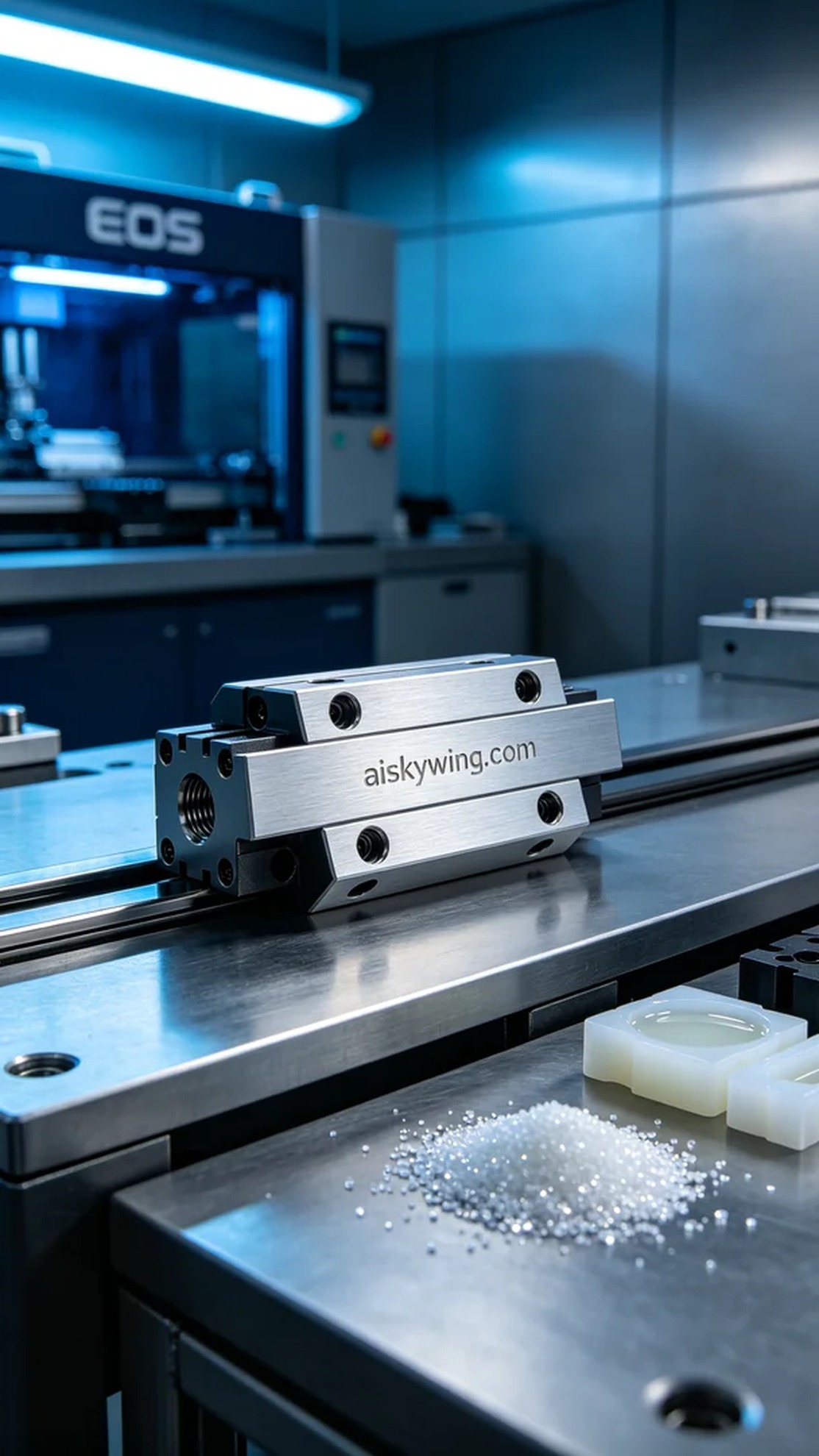 0827-Guide rail slider - Aiskywing Industrial 3D Printing Showcase 内容图1 Zhongshan Skywing 3D Technology Co.,LTD | 中山市天翼三维科技有限公司 0827-Guide rail slider - Aiskywing Industrial 3D Printing Showcase CNC-高精度加工 (CNC-HP) 图1张