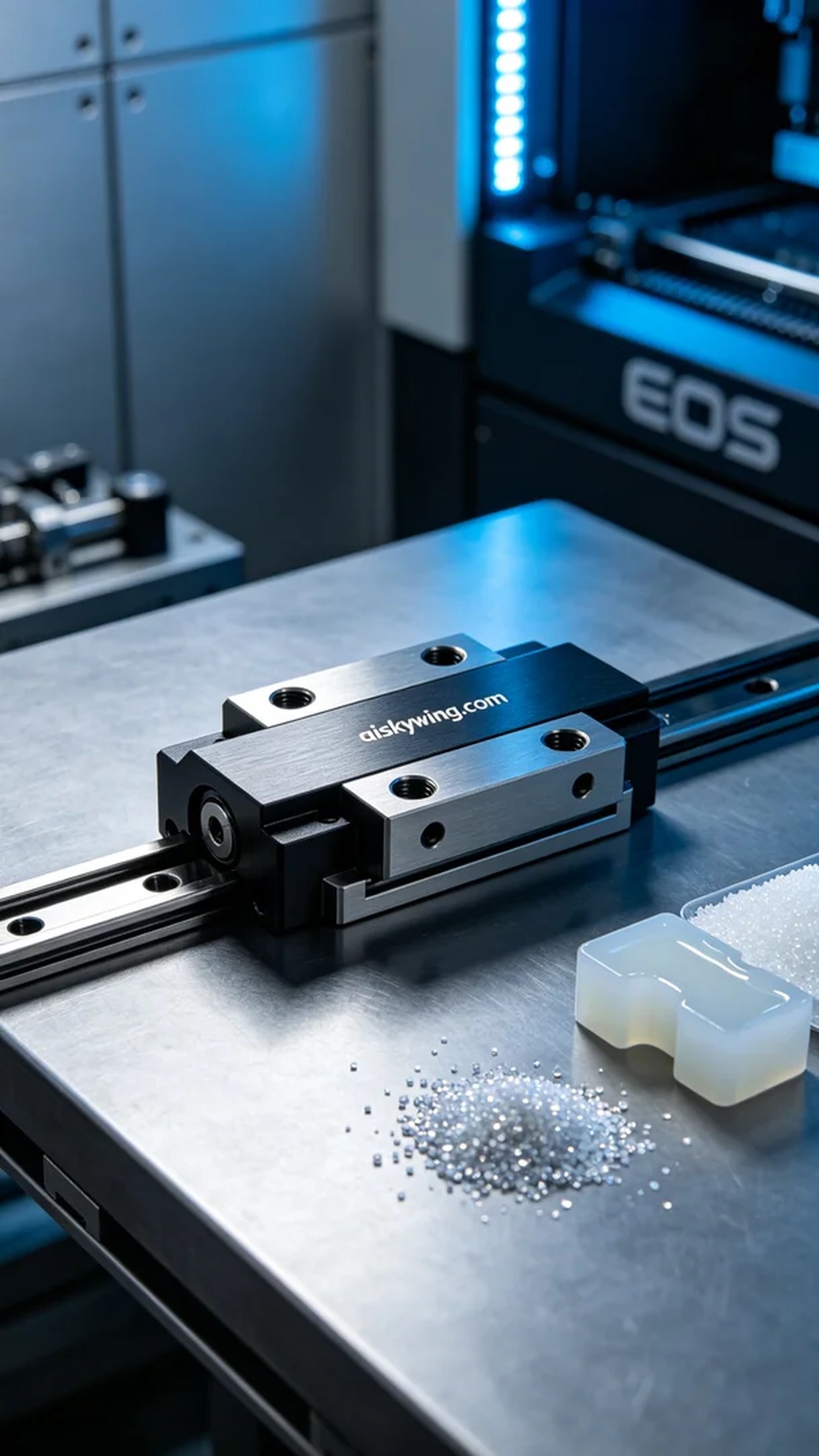 0827-Guide rail slider - Aiskywing Industrial 3D Printing Showcase 内容图3 Zhongshan Skywing 3D Technology Co.,LTD | 中山市天翼三维科技有限公司 0827-Guide rail slider - Aiskywing Industrial 3D Printing Showcase CNC-高精度加工 (CNC-HP) 图3张