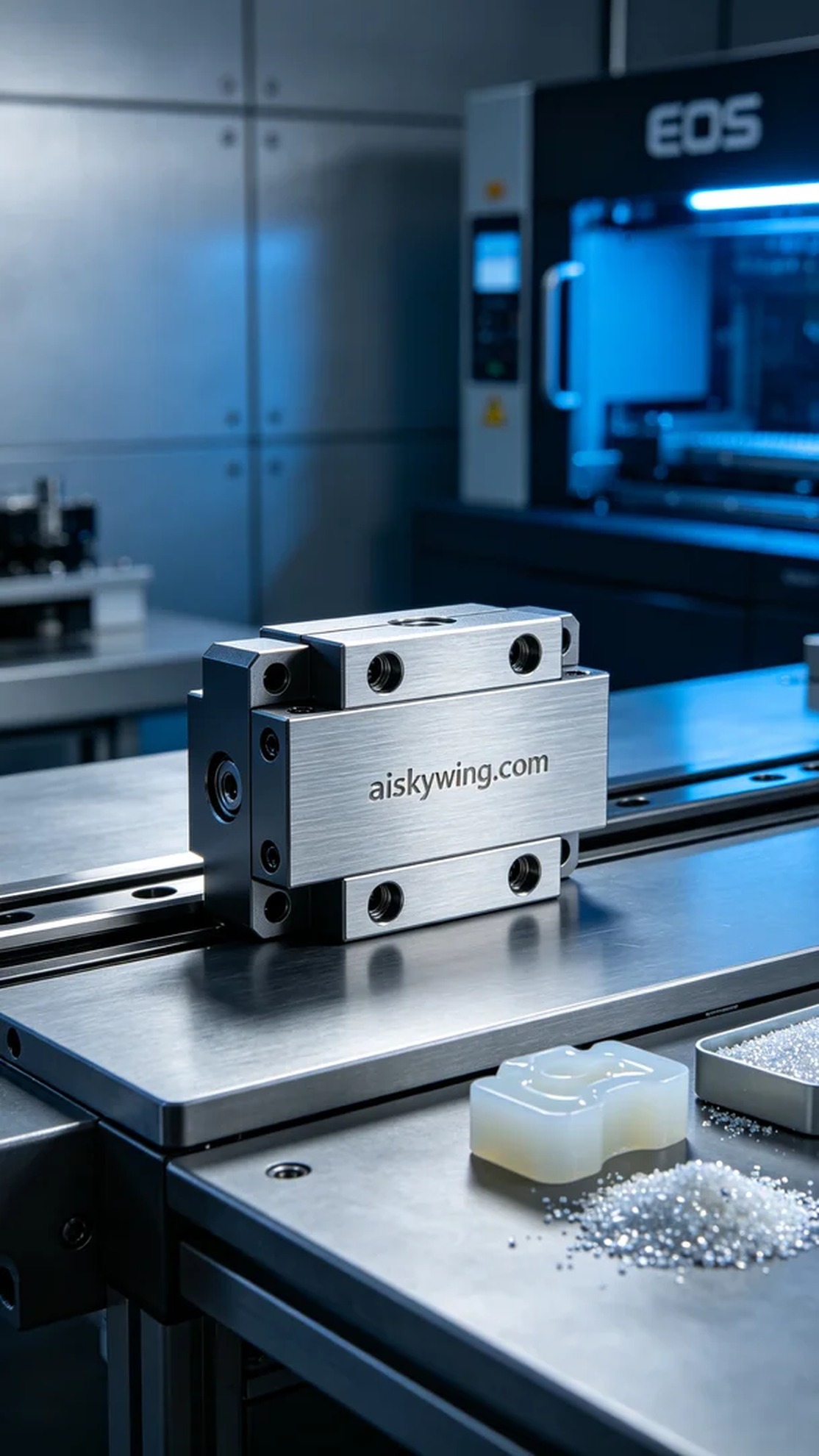 0827-Guide rail slider - Aiskywing Industrial 3D Printing Showcase 内容图4 Zhongshan Skywing 3D Technology Co.,LTD | 中山市天翼三维科技有限公司 0827-Guide rail slider - Aiskywing Industrial 3D Printing Showcase CNC-高精度加工 (CNC-HP) 图4张