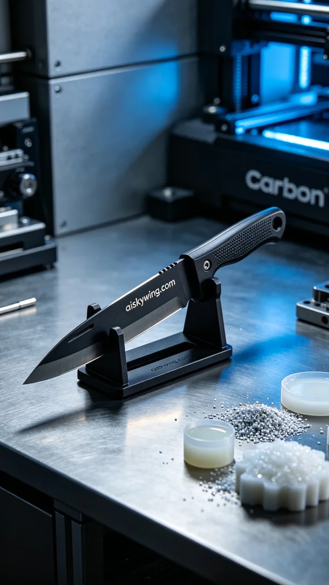 0730-Knife holder - Aiskywing Industrial 3D Printing Showcase 内容图1 Zhongshan Skywing 3D Technology Co.,LTD | 中山市天翼三维科技有限公司 0730-Knife holder - Aiskywing Industrial 3D Printing Showcase CNC-高精度加工 (CNC-HP) 图1张