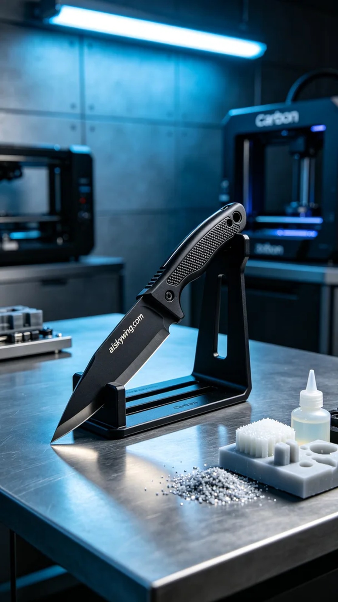 0730-Knife holder - Aiskywing Industrial 3D Printing Showcase 内容图3 Zhongshan Skywing 3D Technology Co.,LTD | 中山市天翼三维科技有限公司 0730-Knife holder - Aiskywing Industrial 3D Printing Showcase CNC-高精度加工 (CNC-HP) 图3张