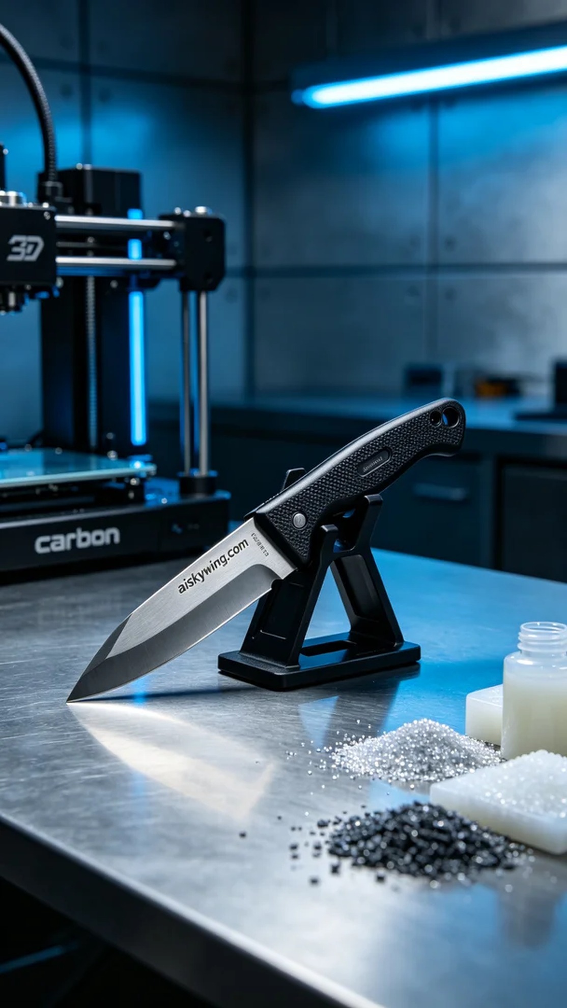 0730-Knife holder - Aiskywing Industrial 3D Printing Showcase 内容图4 Zhongshan Skywing 3D Technology Co.,LTD | 中山市天翼三维科技有限公司 0730-Knife holder - Aiskywing Industrial 3D Printing Showcase CNC-高精度加工 (CNC-HP) 图4张