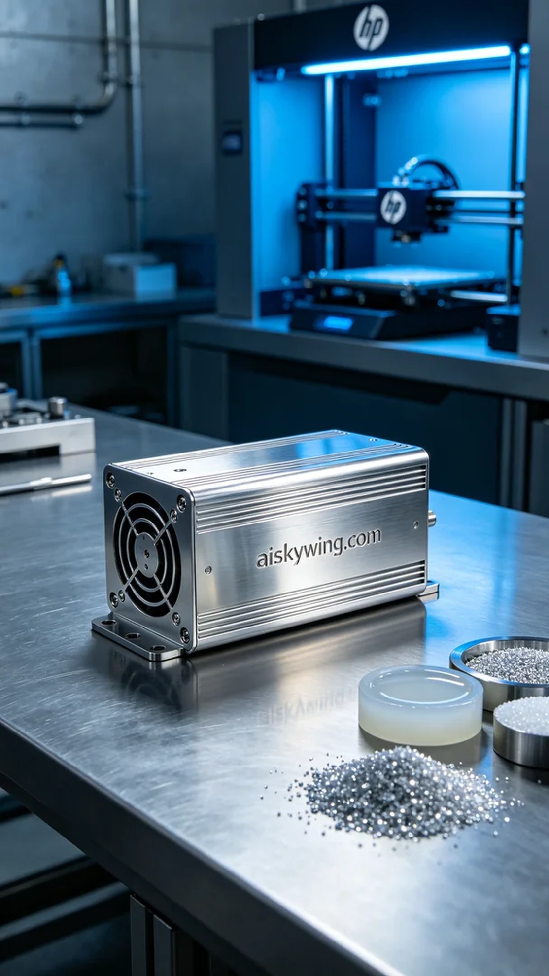 0883-DC-DC converter housing - Aiskywing Industrial 3D Printing Showcase 内容图2 Zhongshan Skywing 3D Technology Co.,LTD | 中山市天翼三维科技有限公司 0883-DC-DC converter housing - Aiskywing Industrial 3D Printing Showcase SLM-汽车高端 (SLM-AP) 图2张