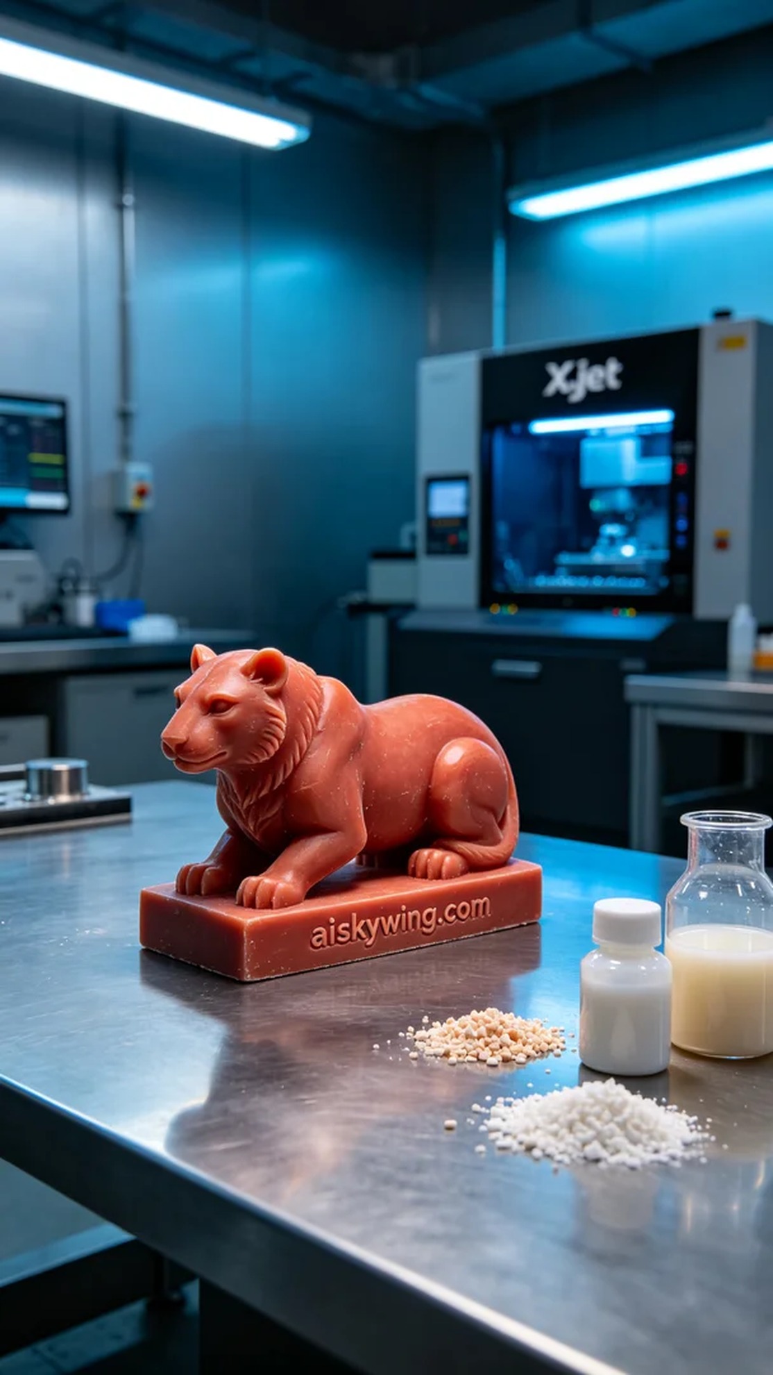 0848-Animal Sculpture - Aiskywing Industrial 3D Printing Showcase 内容图2 Zhongshan Skywing 3D Technology Co.,LTD | 中山市天翼三维科技有限公司 0848-Animal Sculpture - Aiskywing Industrial 3D Printing Showcase 红蜡-精密铸造 (RW-PC) 图2张