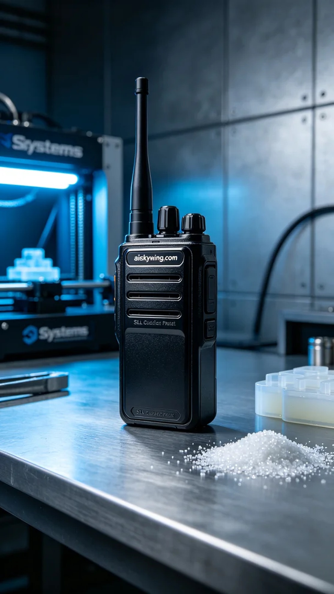 1045-Walkie-talkie shell - Aiskywing Industrial 3D Printing Showcase 内容图1 Zhongshan Skywing 3D Technology Co.,LTD | 中山市天翼三维科技有限公司 1045-Walkie-talkie shell - Aiskywing Industrial 3D Printing Showcase SLA-消费电子 (SLA-CE) 图1张