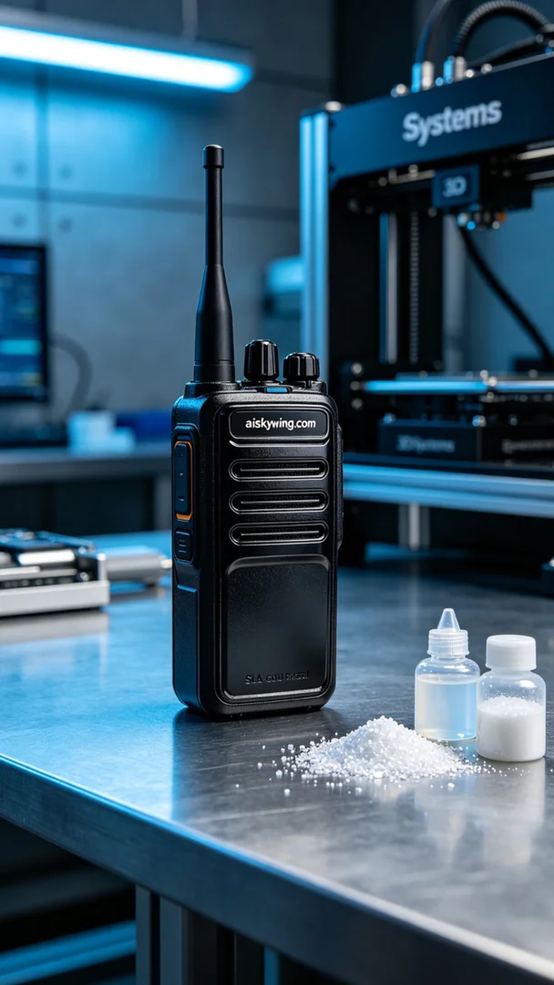 1045-Walkie-talkie shell - Aiskywing Industrial 3D Printing Showcase 内容图3 Zhongshan Skywing 3D Technology Co.,LTD | 中山市天翼三维科技有限公司 1045-Walkie-talkie shell - Aiskywing Industrial 3D Printing Showcase SLA-消费电子 (SLA-CE) 图3张